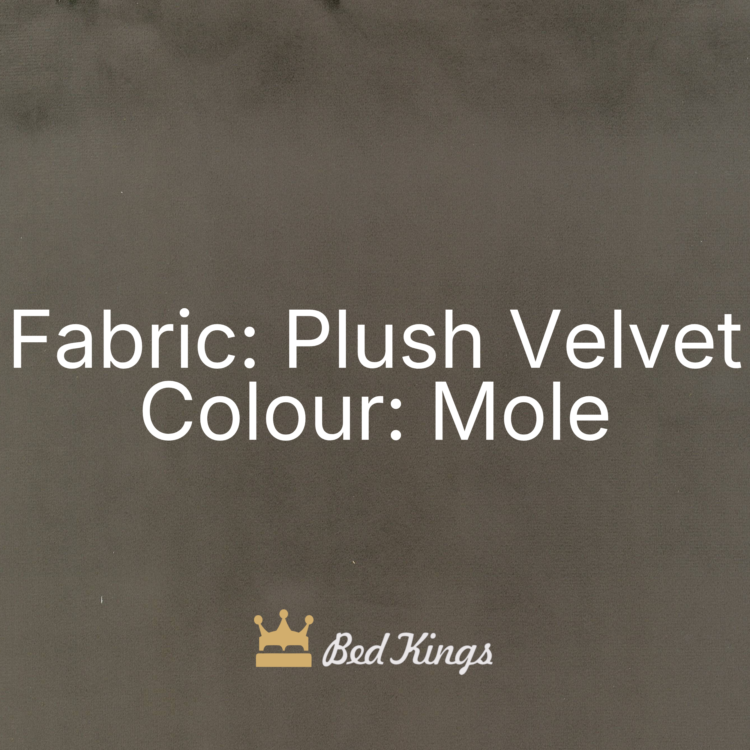 Plush Velvet - Mole (Fabric Swatch)