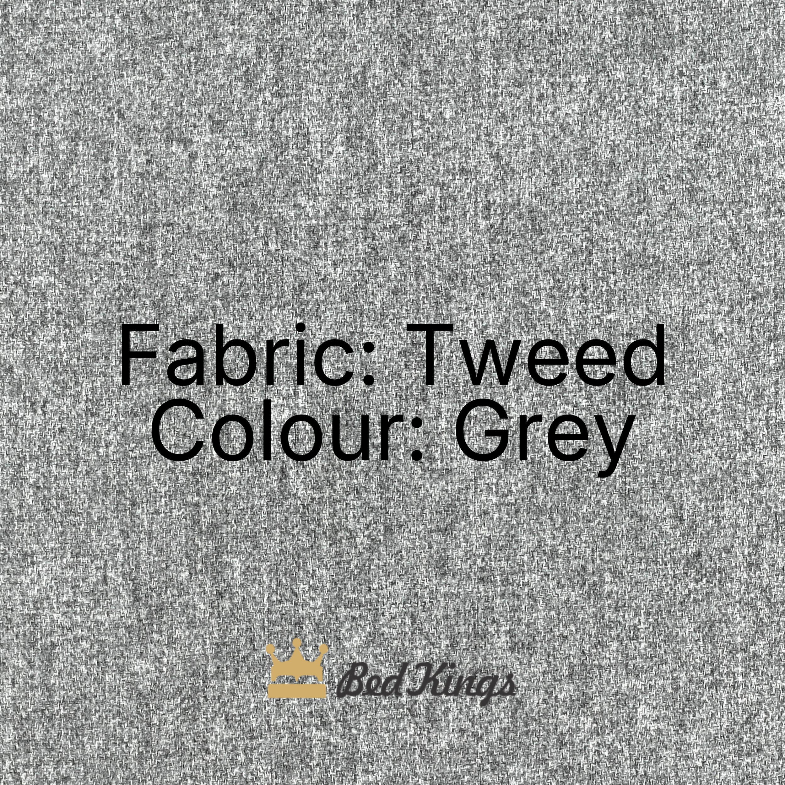 Tweed - Grey (Fabric Swatch)