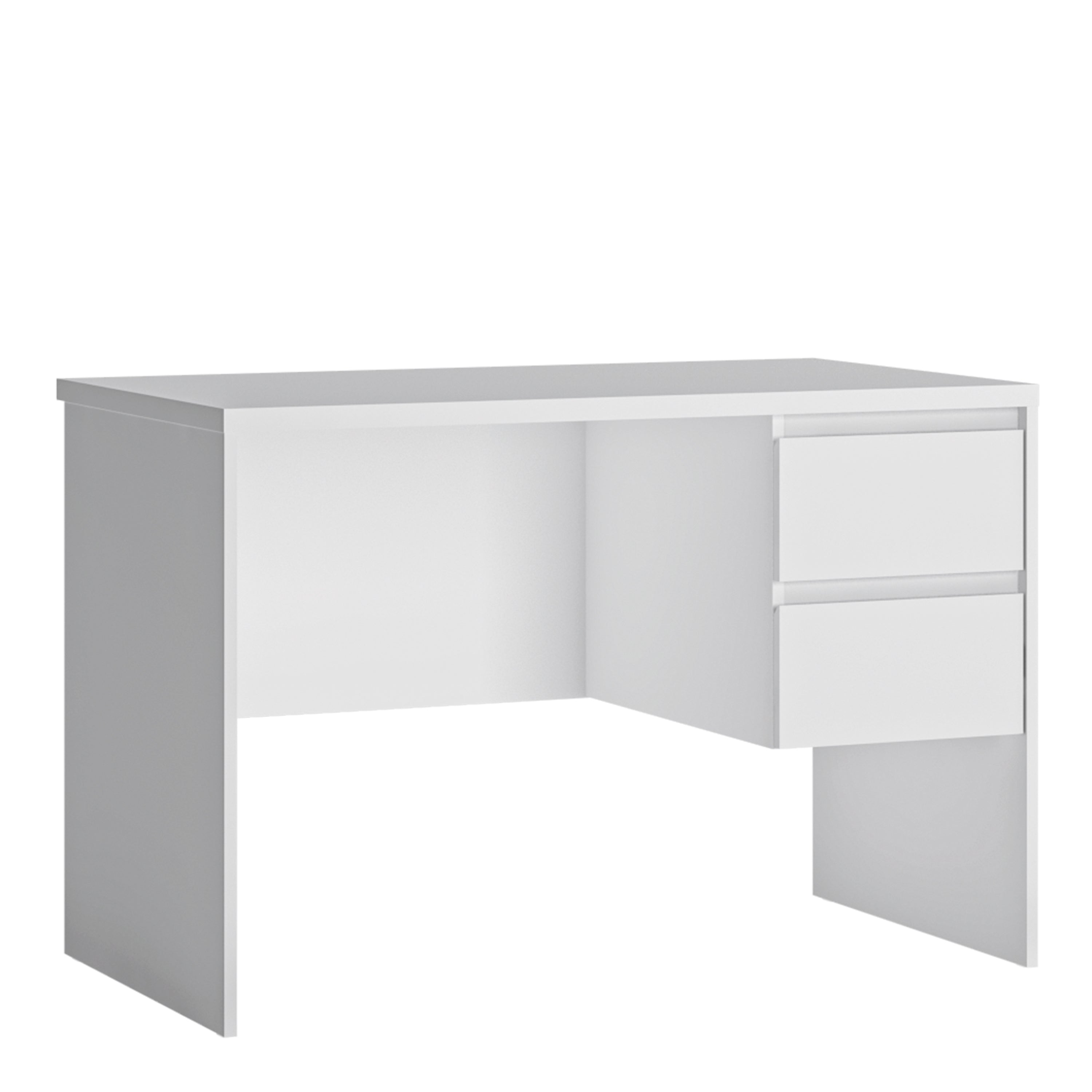 Fribo Desk 2 Drawer in Alpine White
