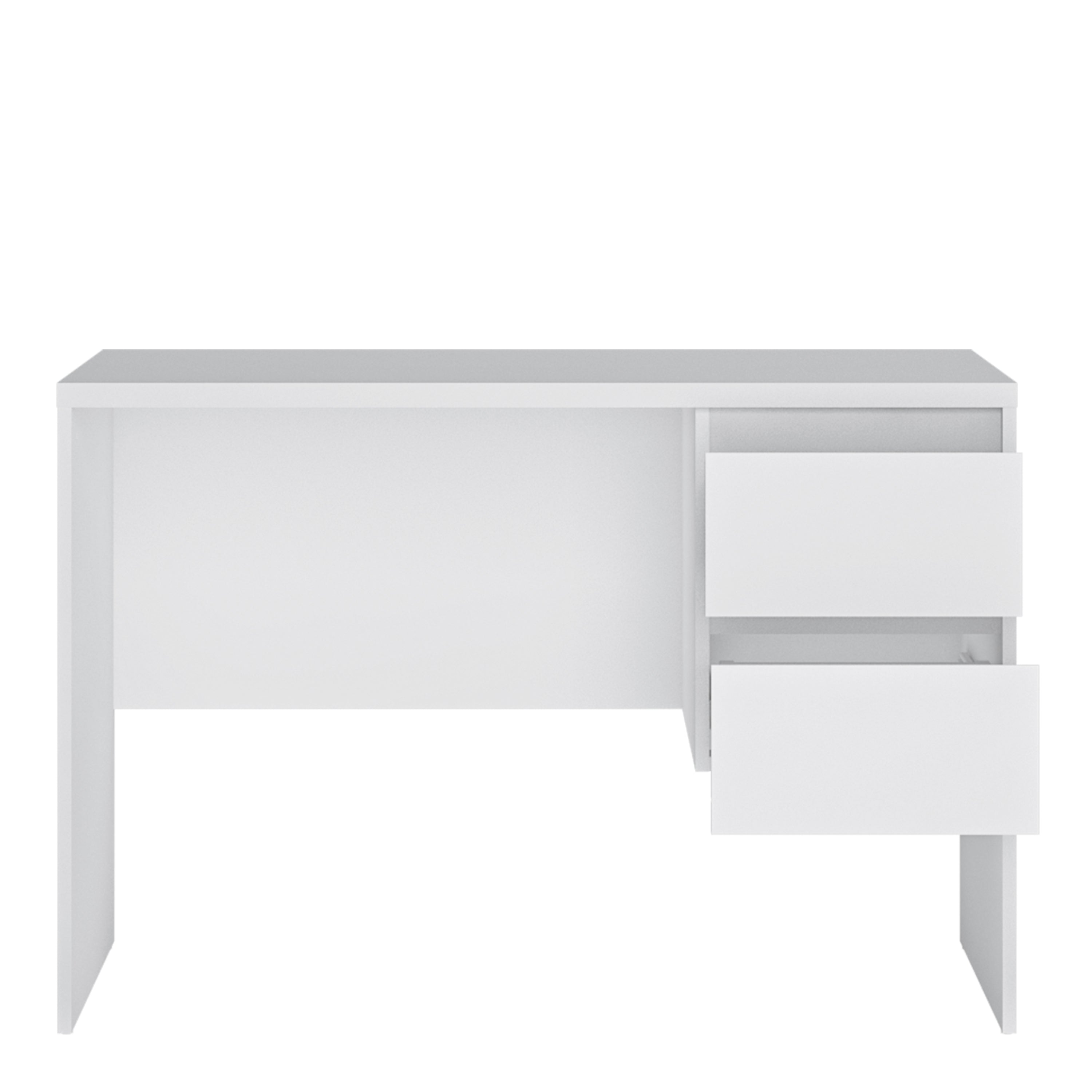 Fribo Desk 2 Drawer in Alpine White