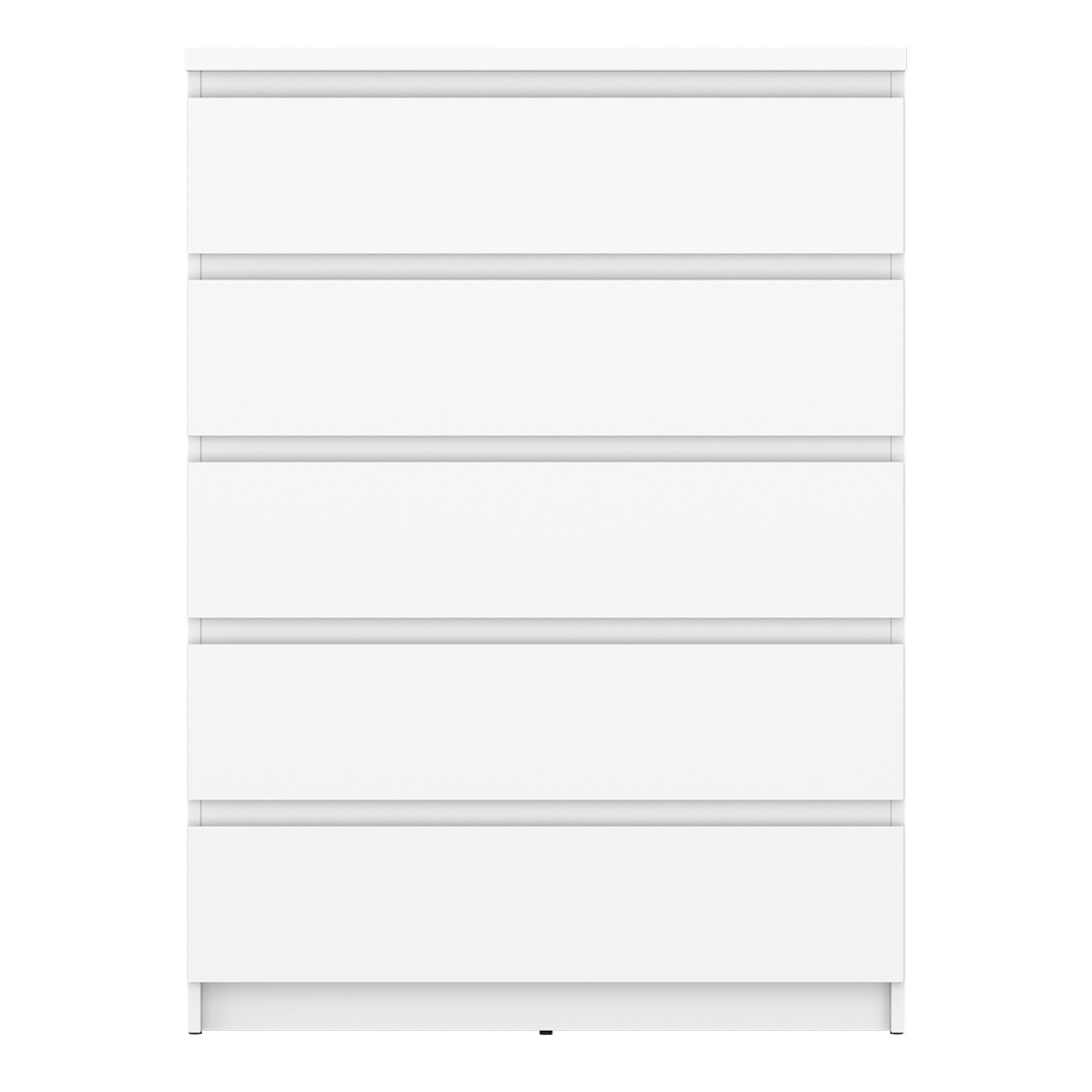 Fribo Chest Of 5 Drawers in Alpine White
