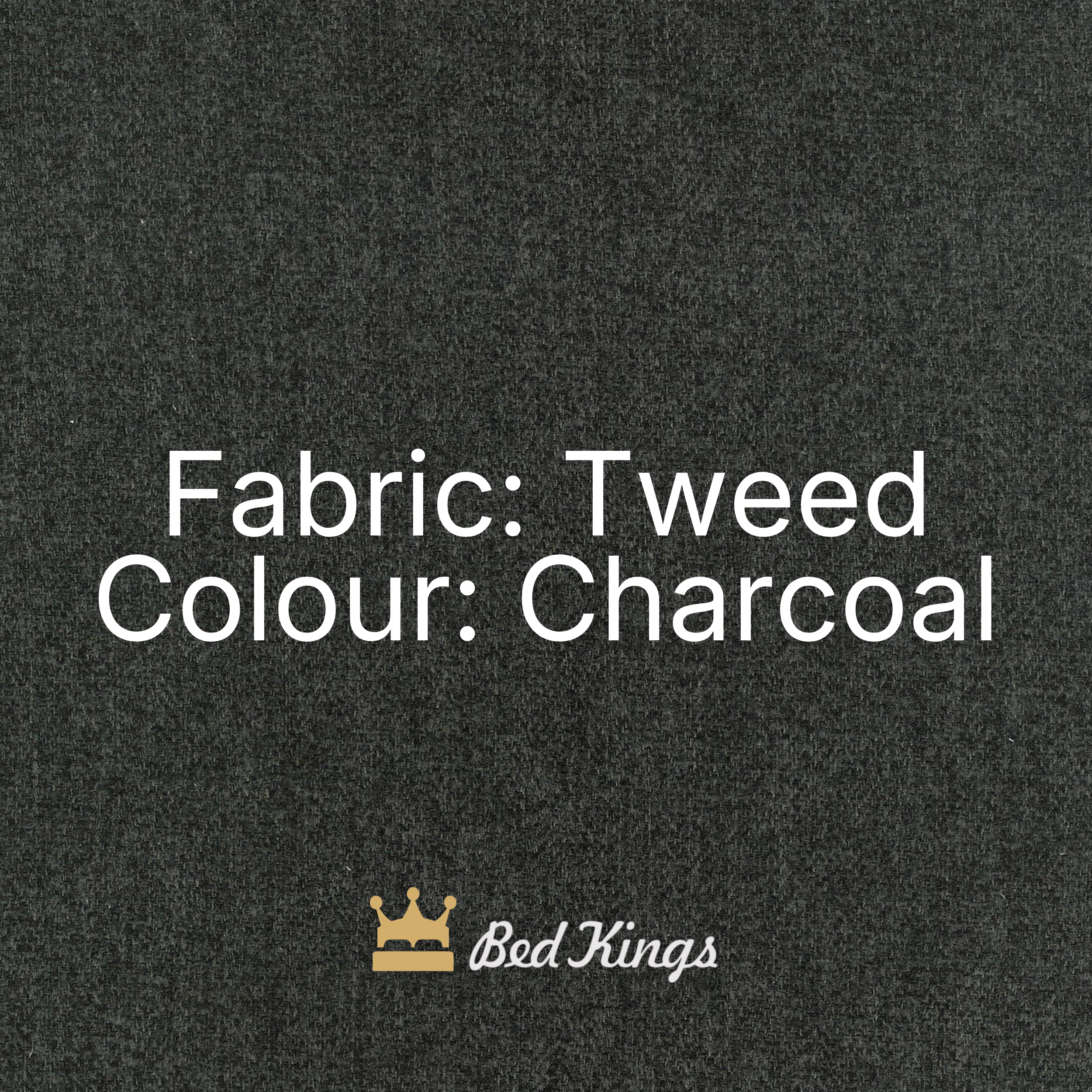 Tweed - Charcoal (Fabric Swatch)