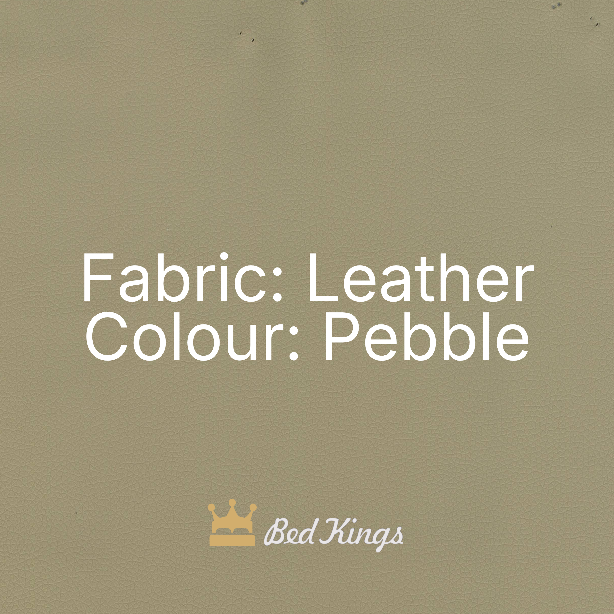 Faux Leather - Pebble (Fabric Swatch)