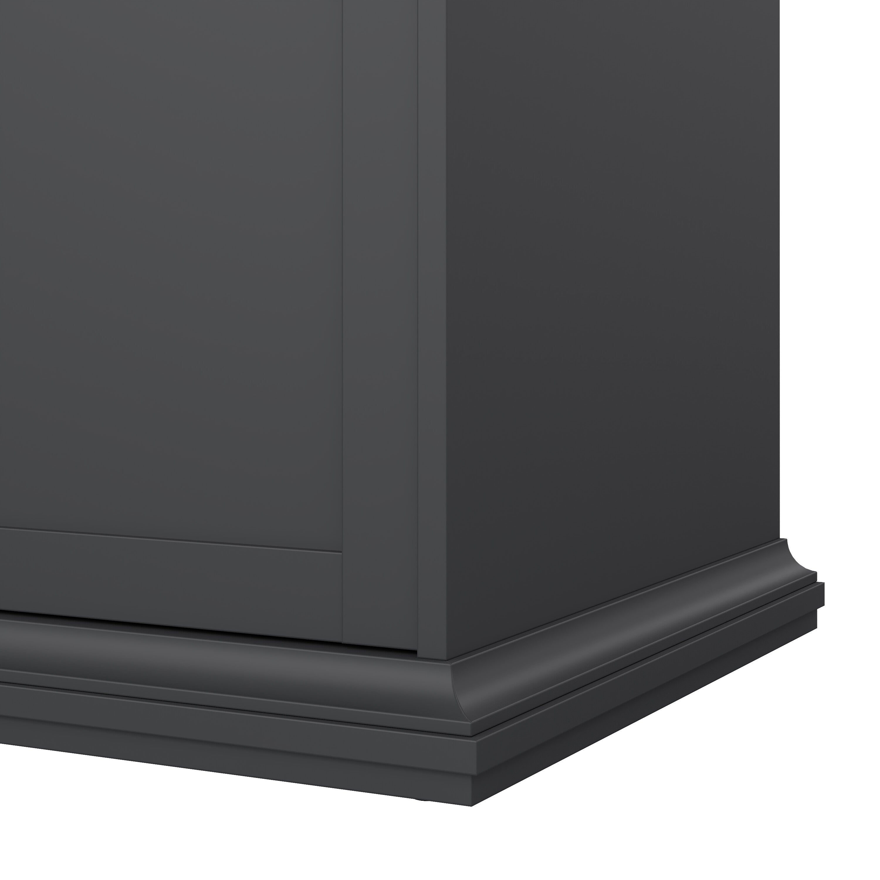 Paris Wardrobe with 3 Doors in Matt Grey