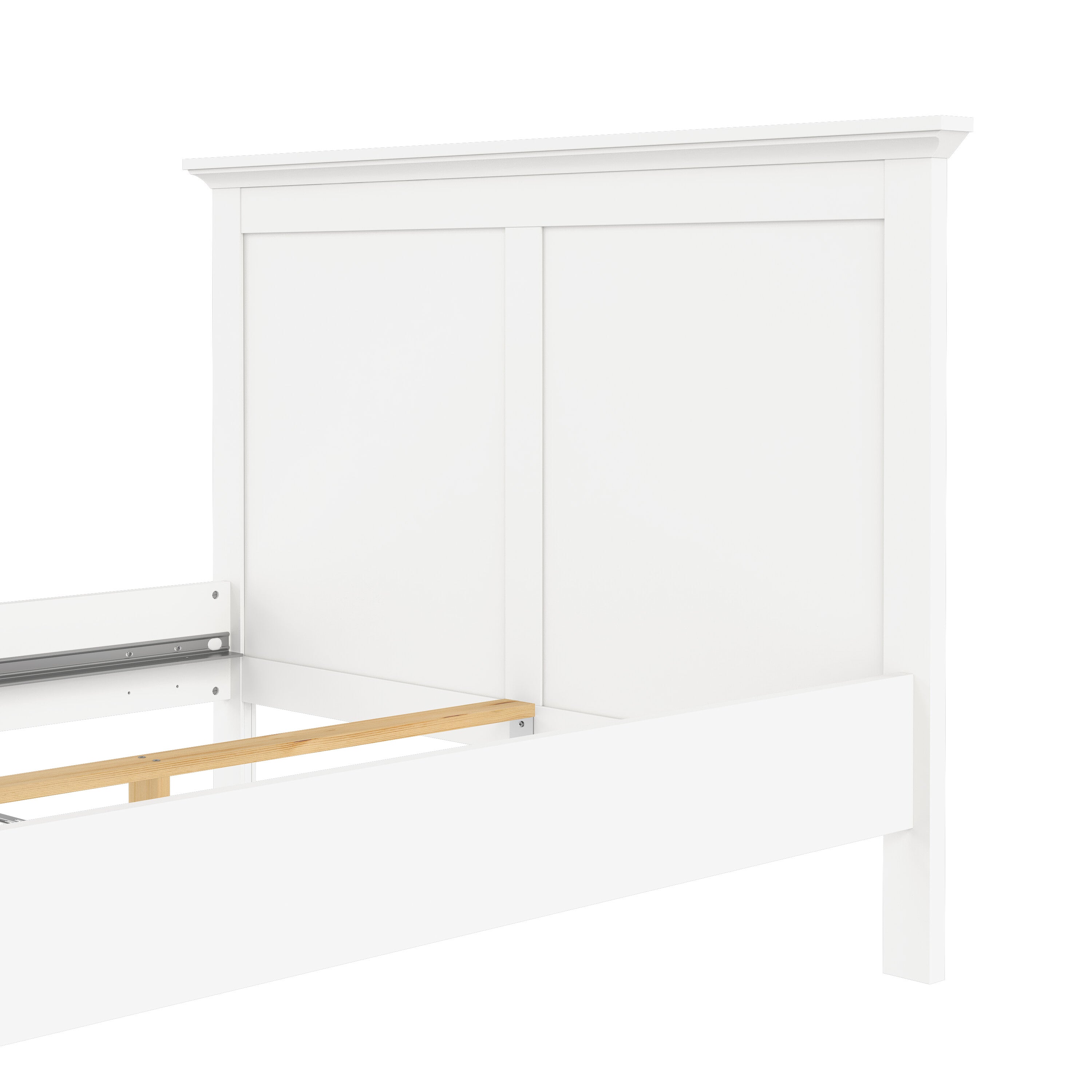 Paris Wardrobe with 2 Doors in White