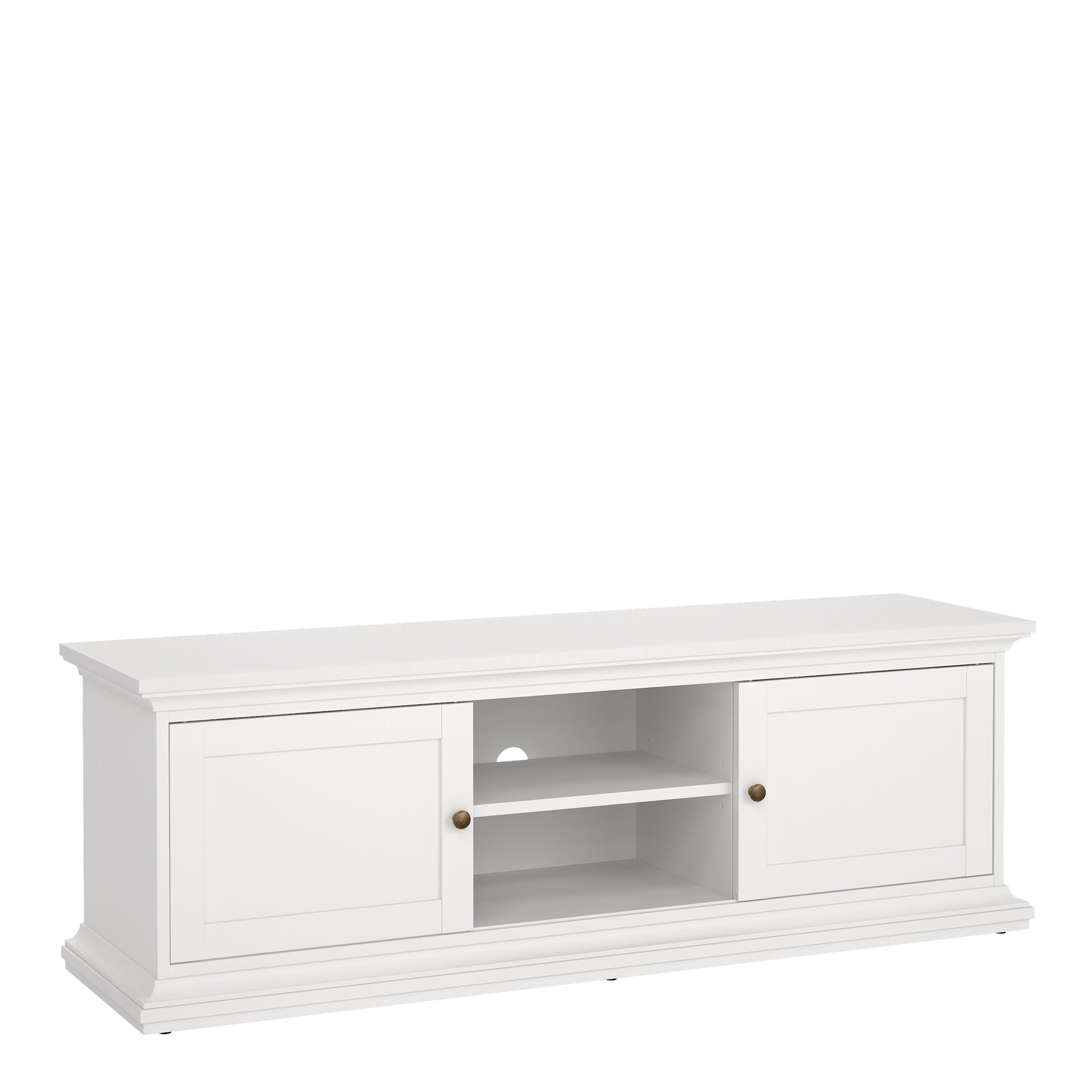 Paris TV-unit 2 frame Doors in White