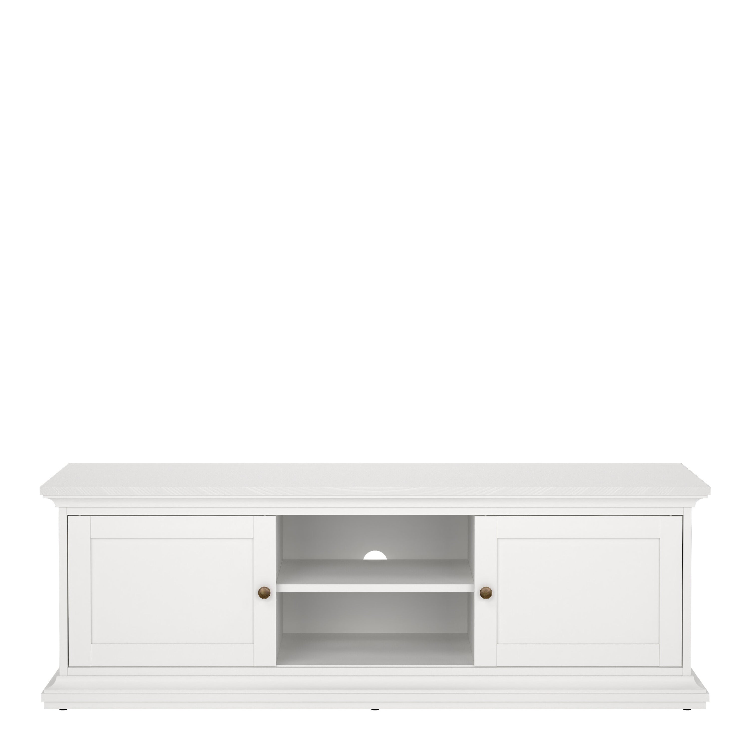 Paris TV-unit 2 frame Doors in White