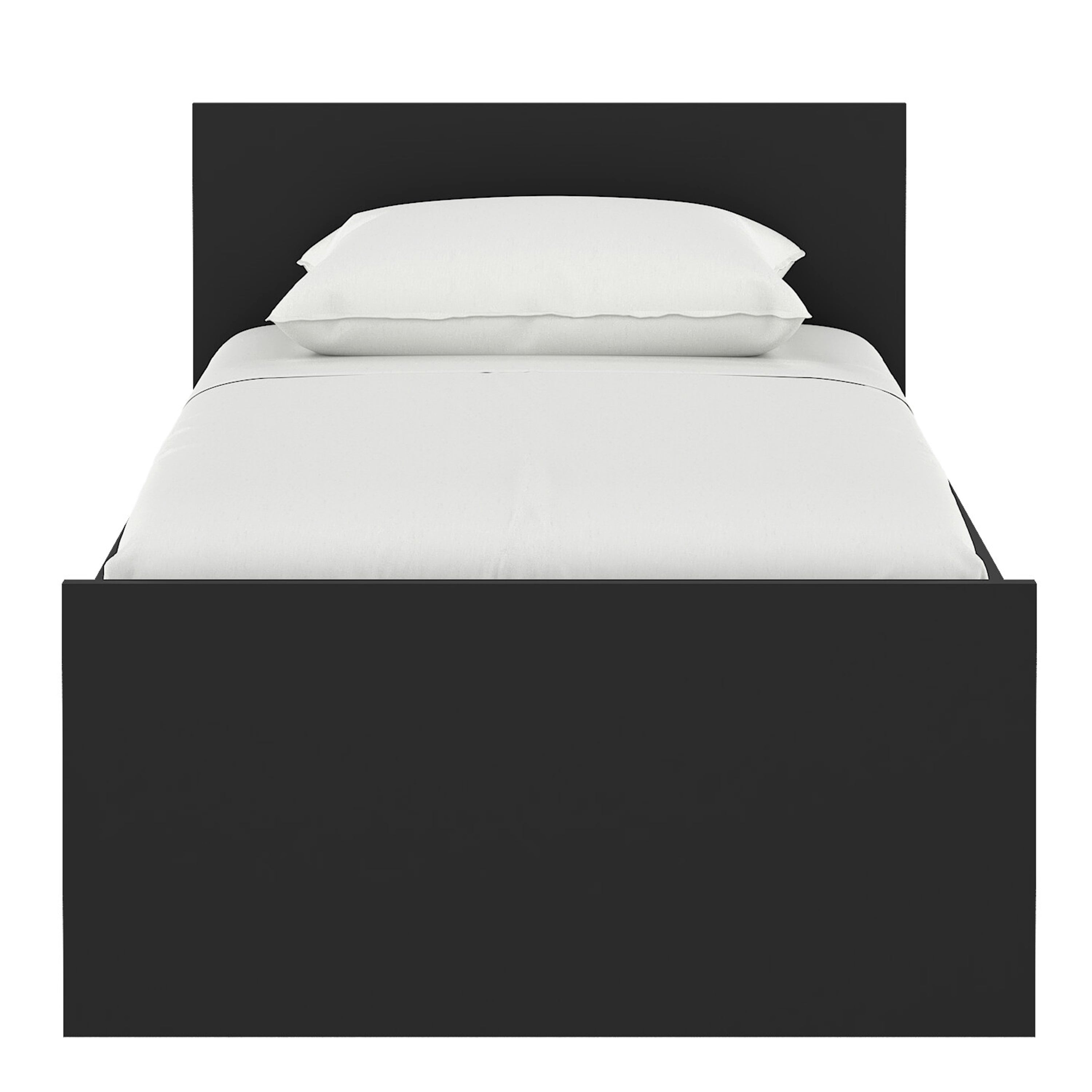 Naia Single Bed 3ft (90 x 190) in Black Matt