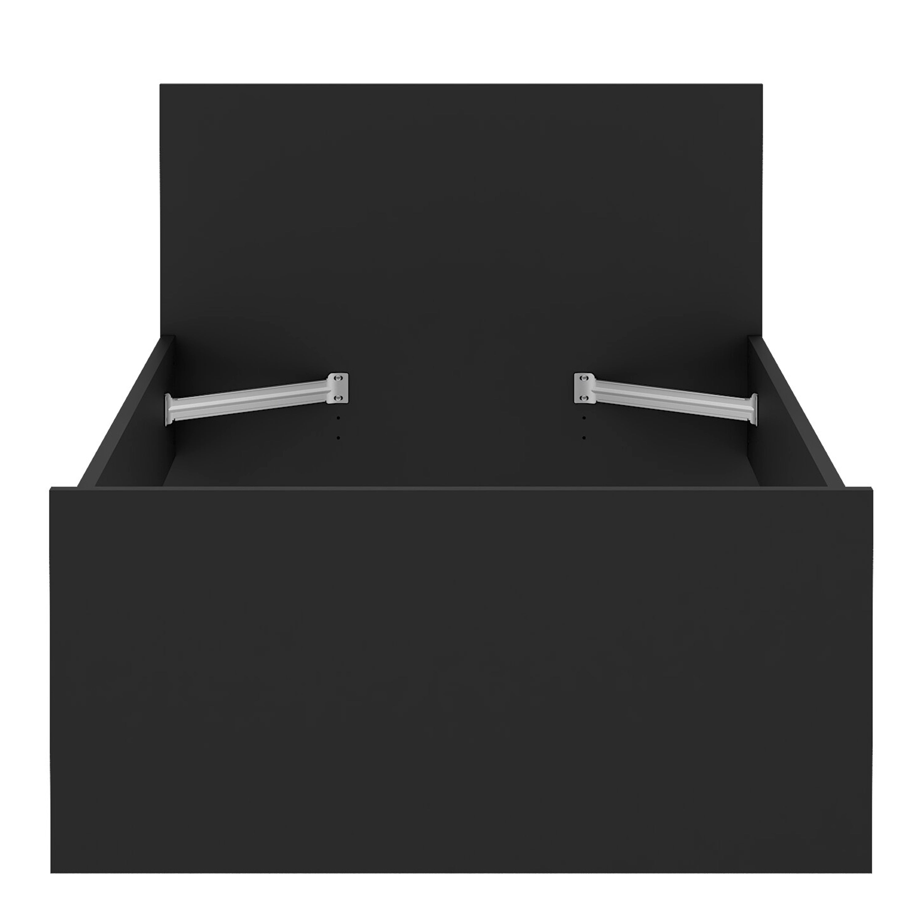 Naia Single Bed 3ft (90 x 190) in Black Matt