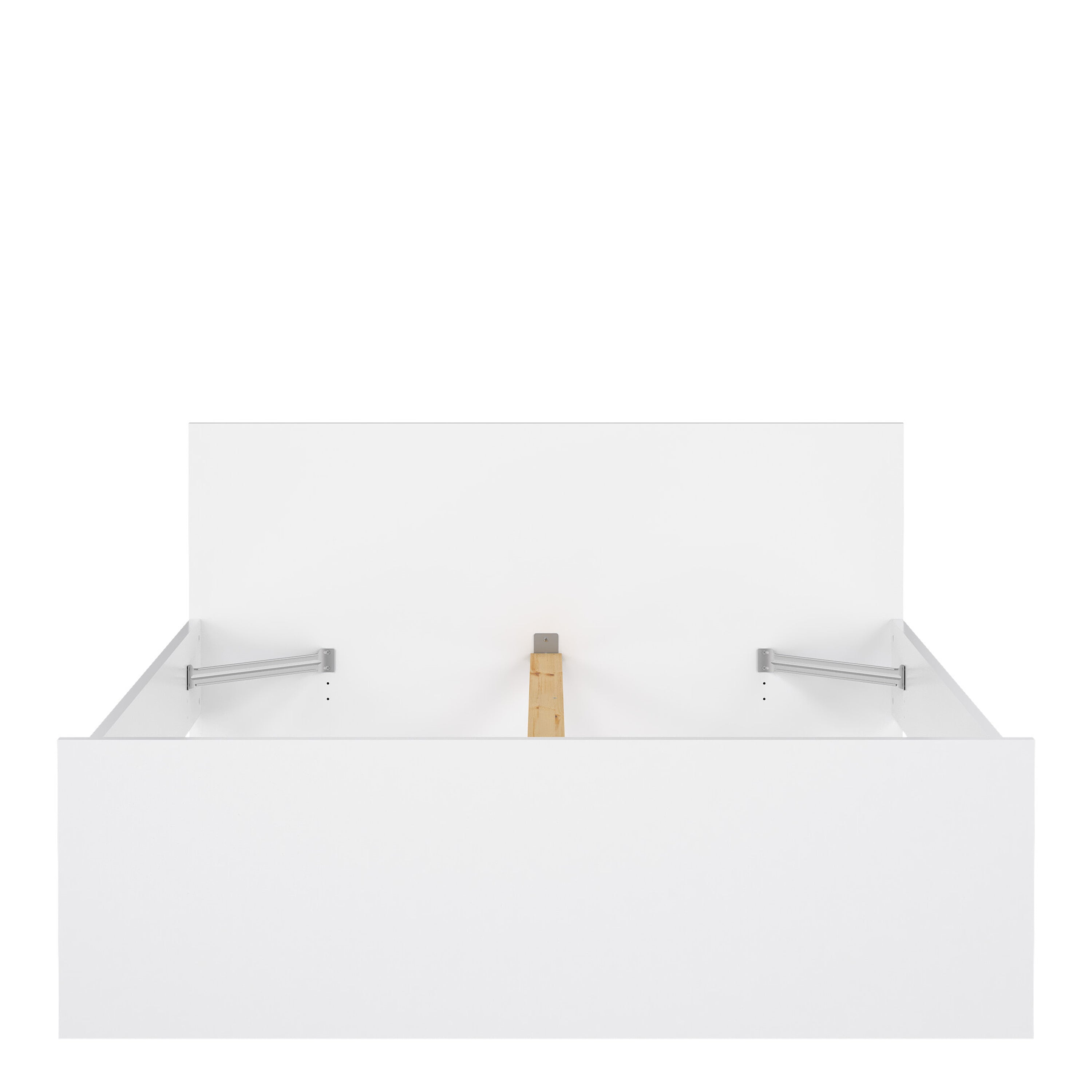 Naia Double Bed 4ft6 (140 x 190) in White High Gloss