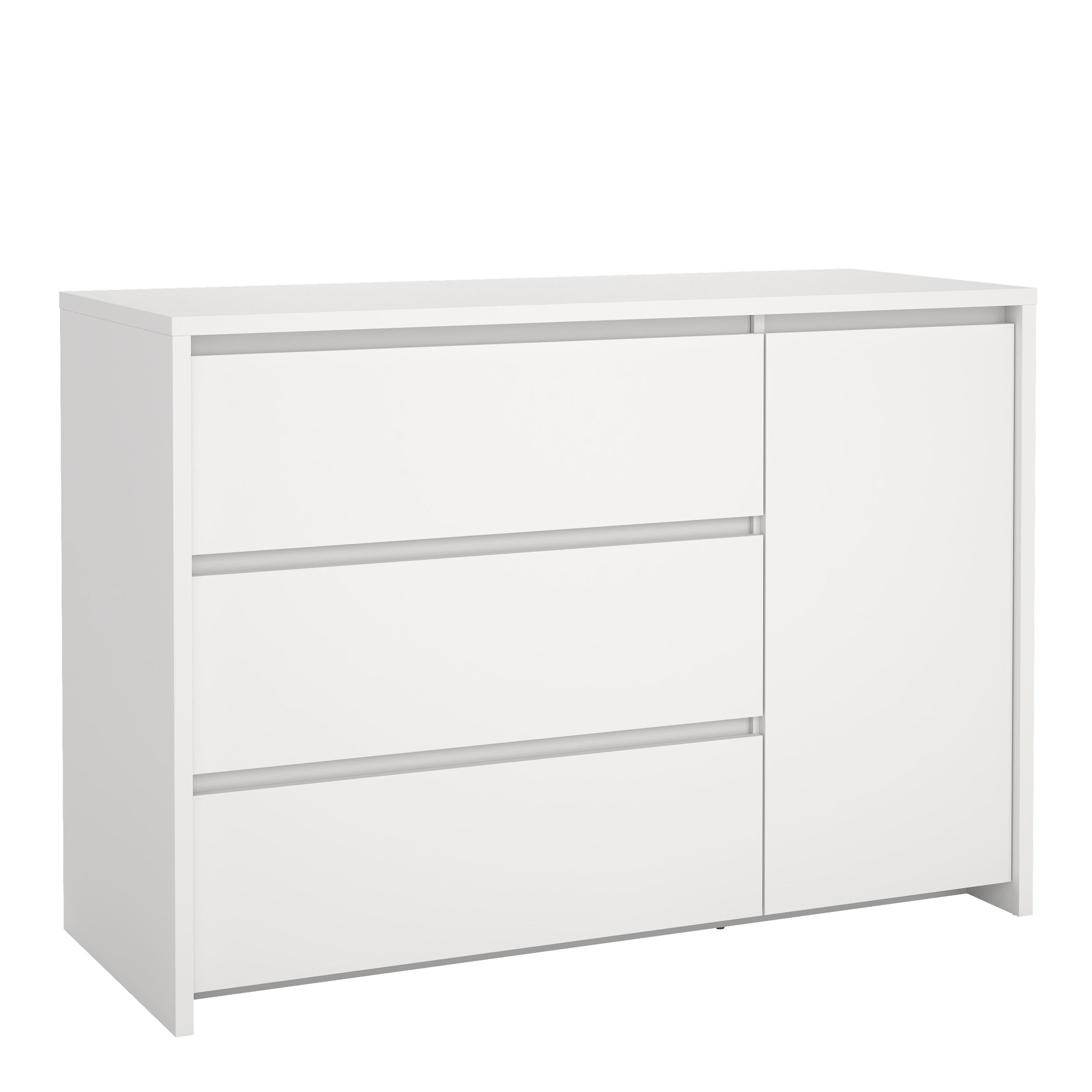 Next Sideboard with 1 door and 3 drawers White