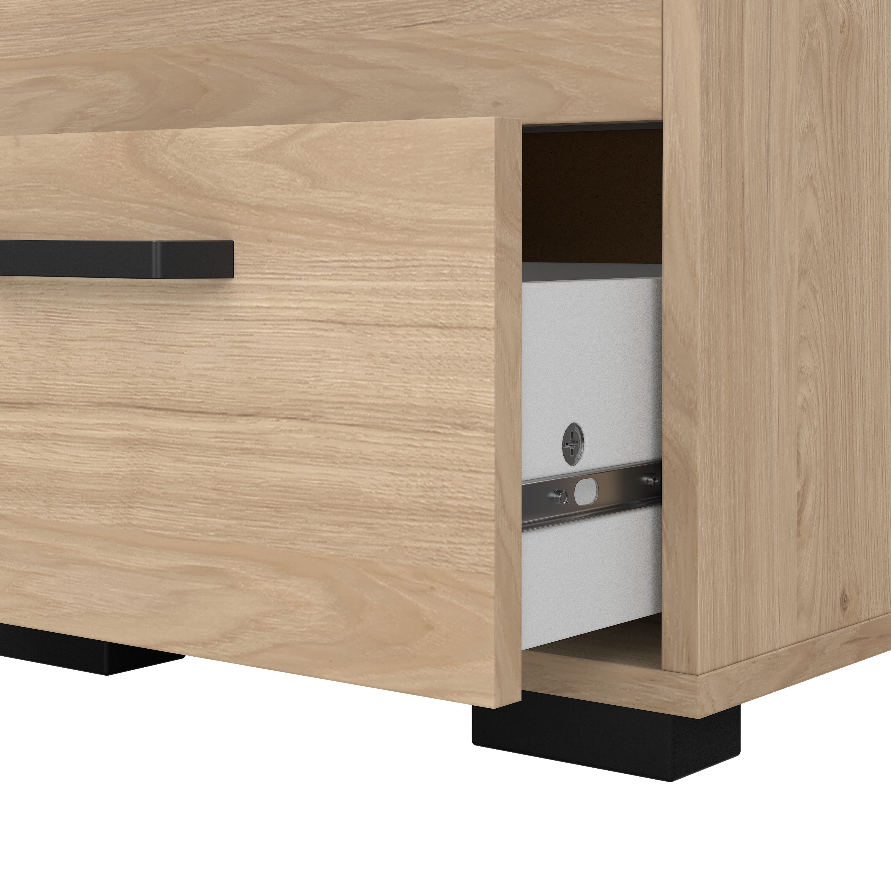 Sofia Nightstand 2 drawers Jackson Hickory