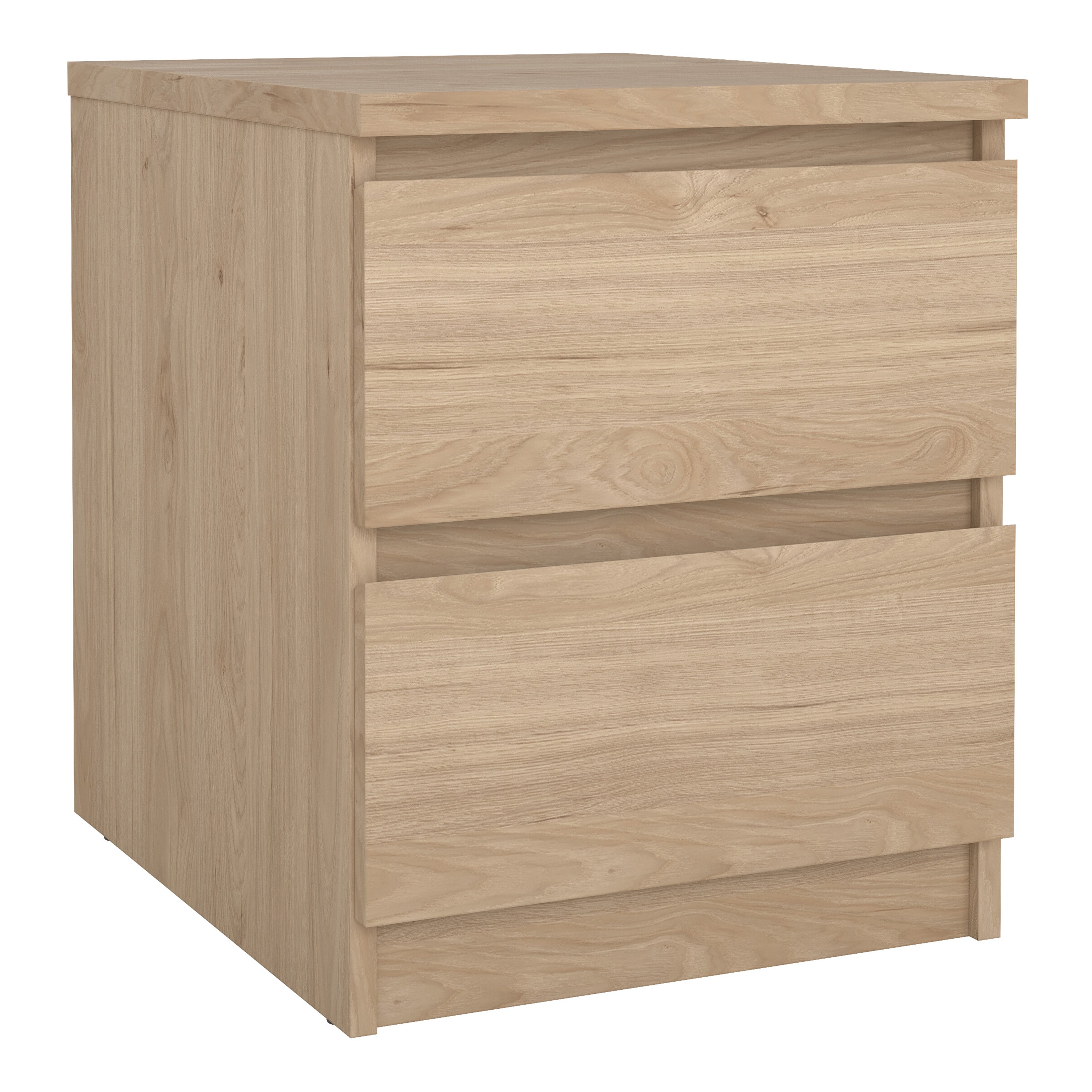 Naia Bedside 2 drawers in Jackson Hickory