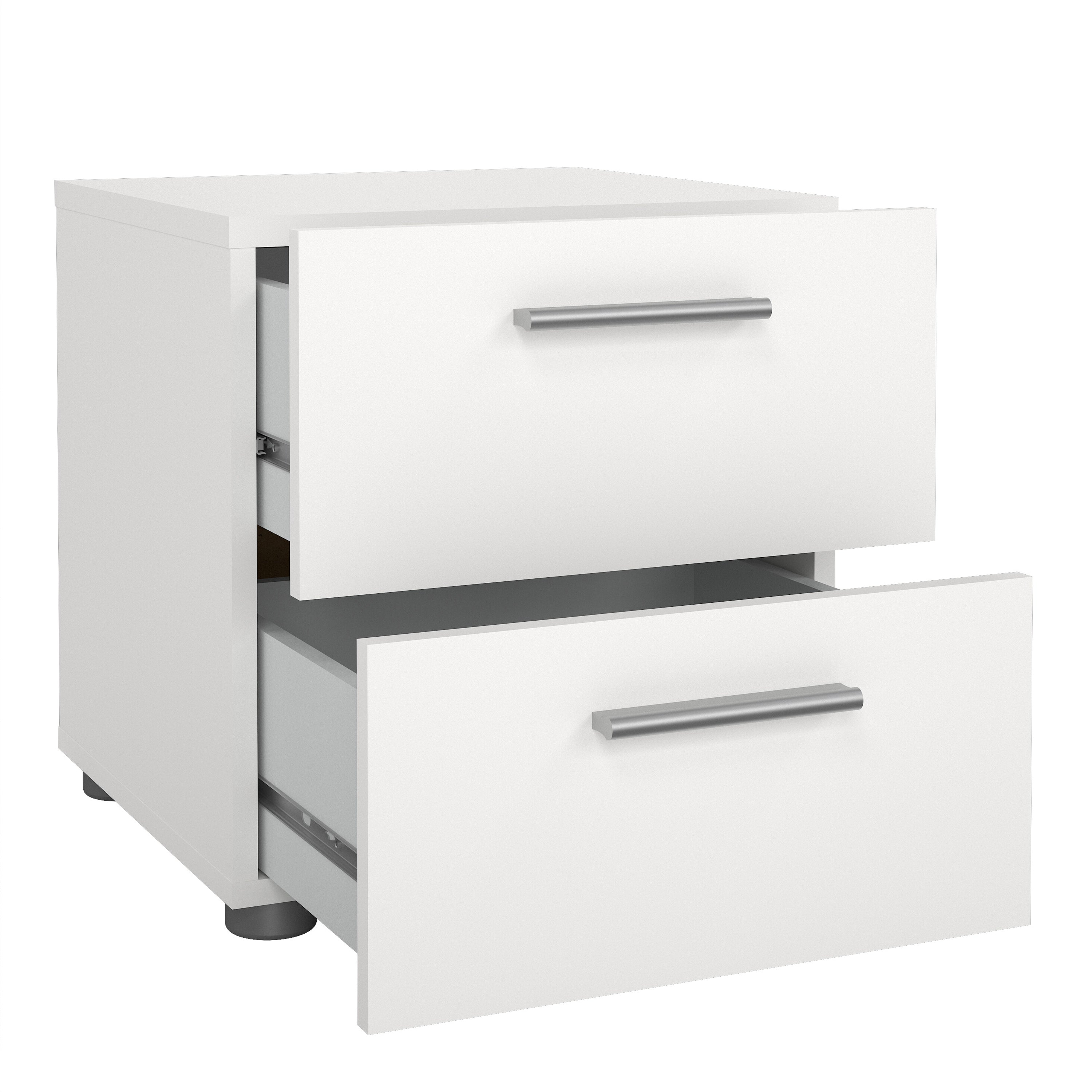 Pepe Bedside 2 Drawers in White
