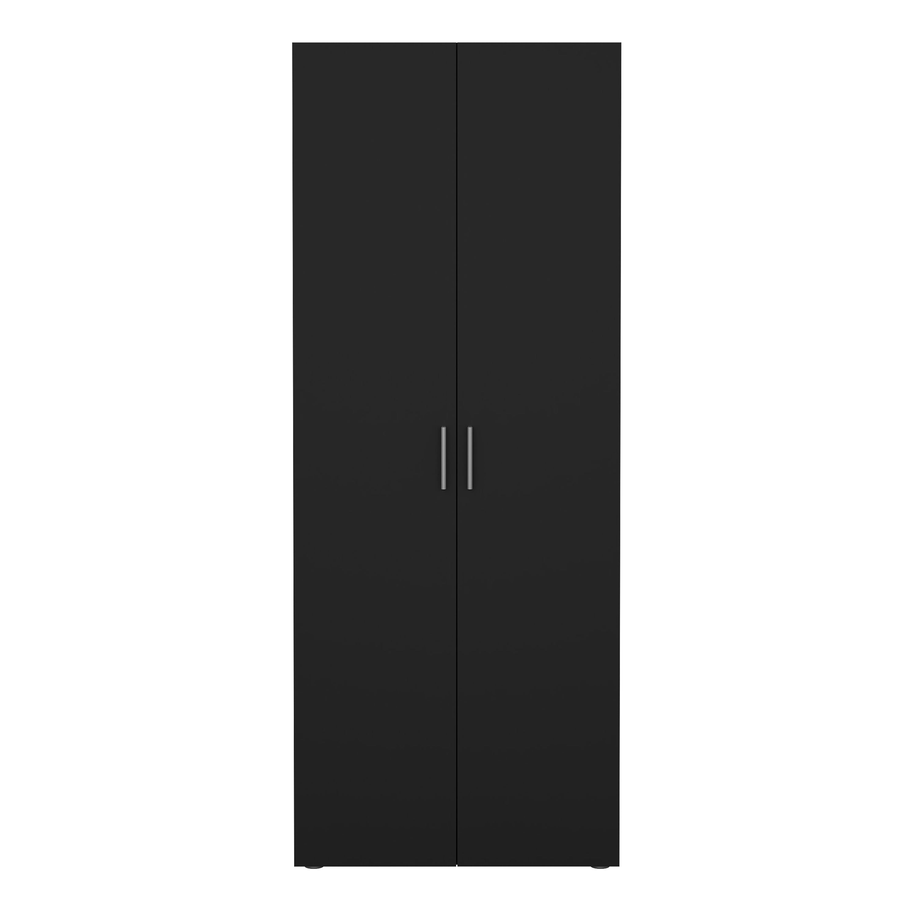Pepe Wardrobe with 2 Doors in Black