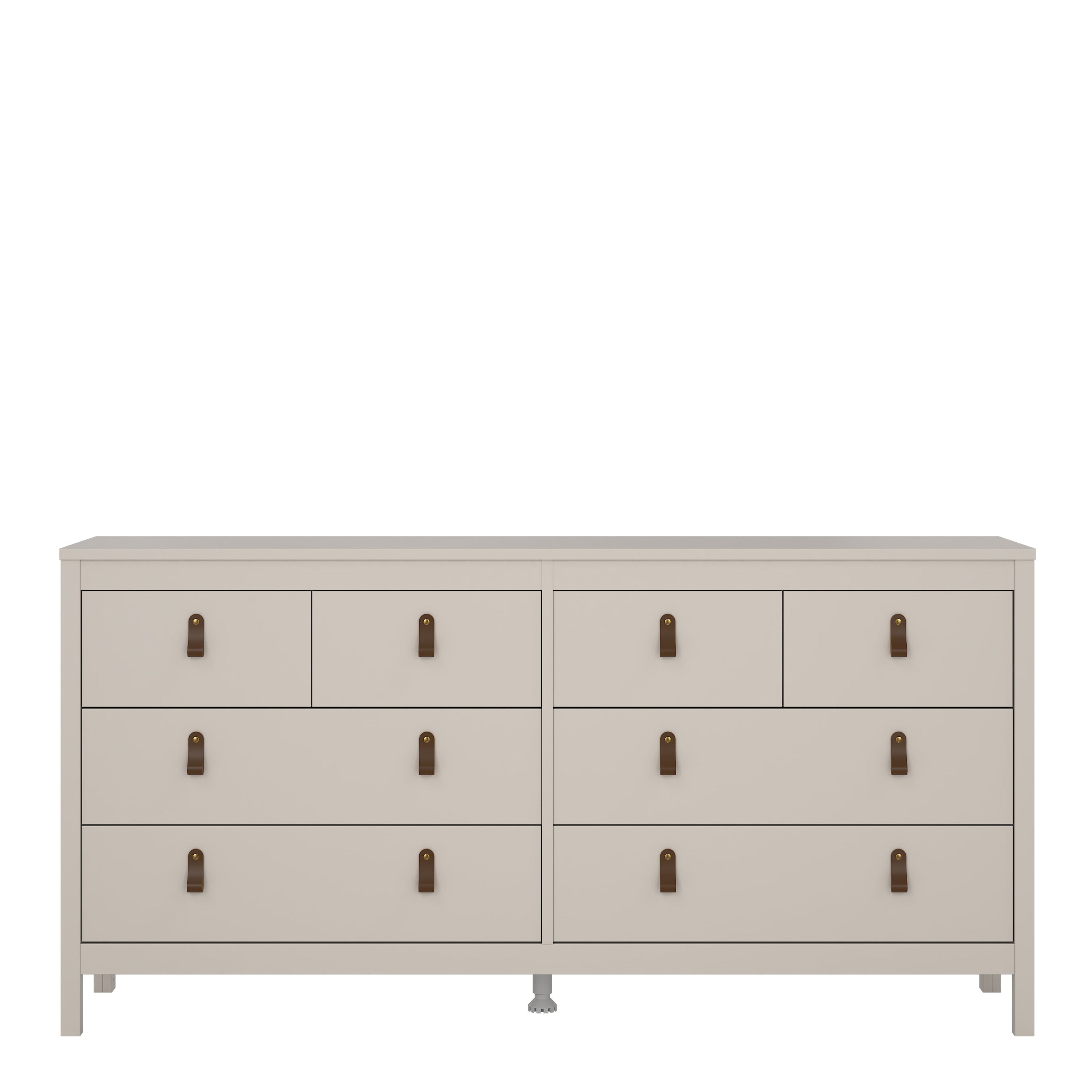 Barcelona Double Dresser 4+4 Drawers in Cashmere