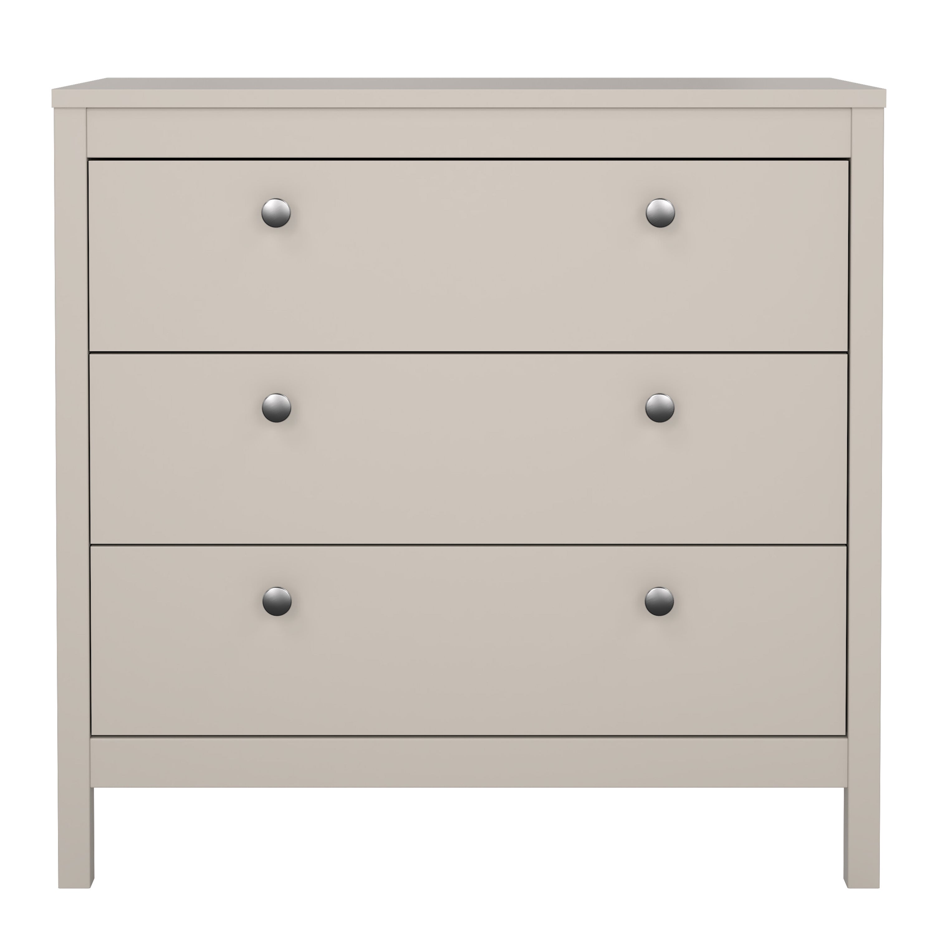 Madrid Chest 3 Drawers in Cashmere