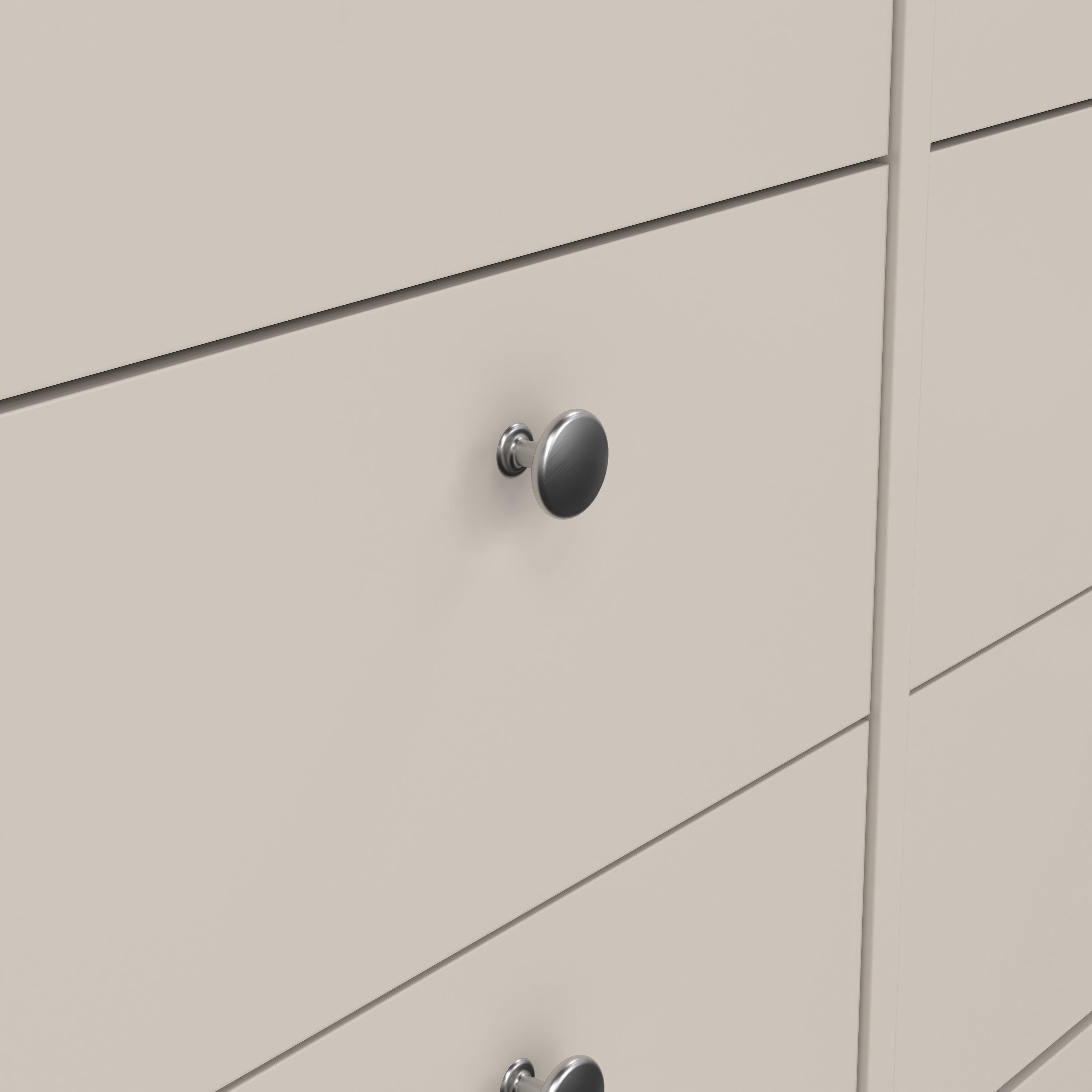 Madrid Double Dresser 4+4 Drawers in Cashmere