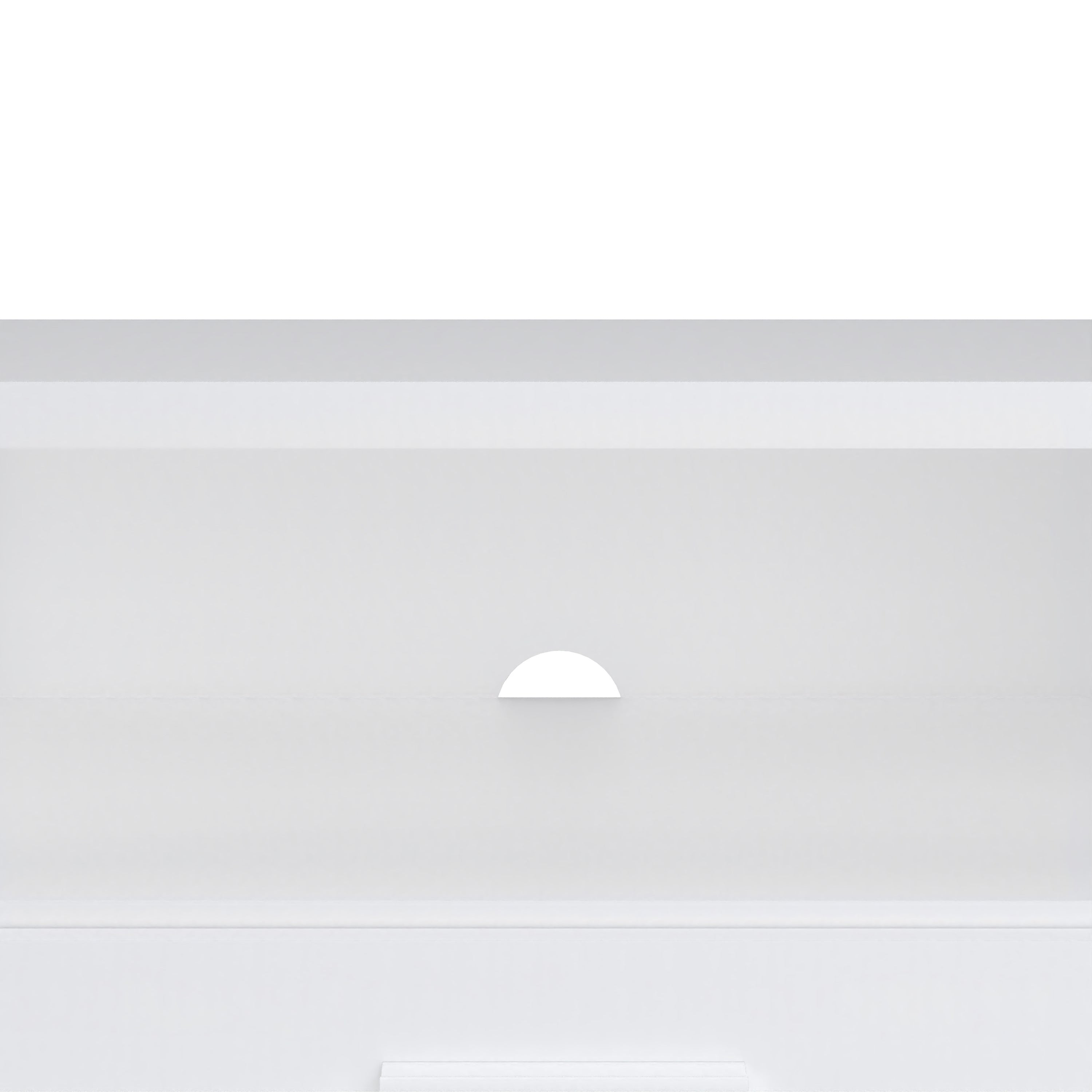 Media TV Unit with 2 Doors 1 Drawer 177cm White