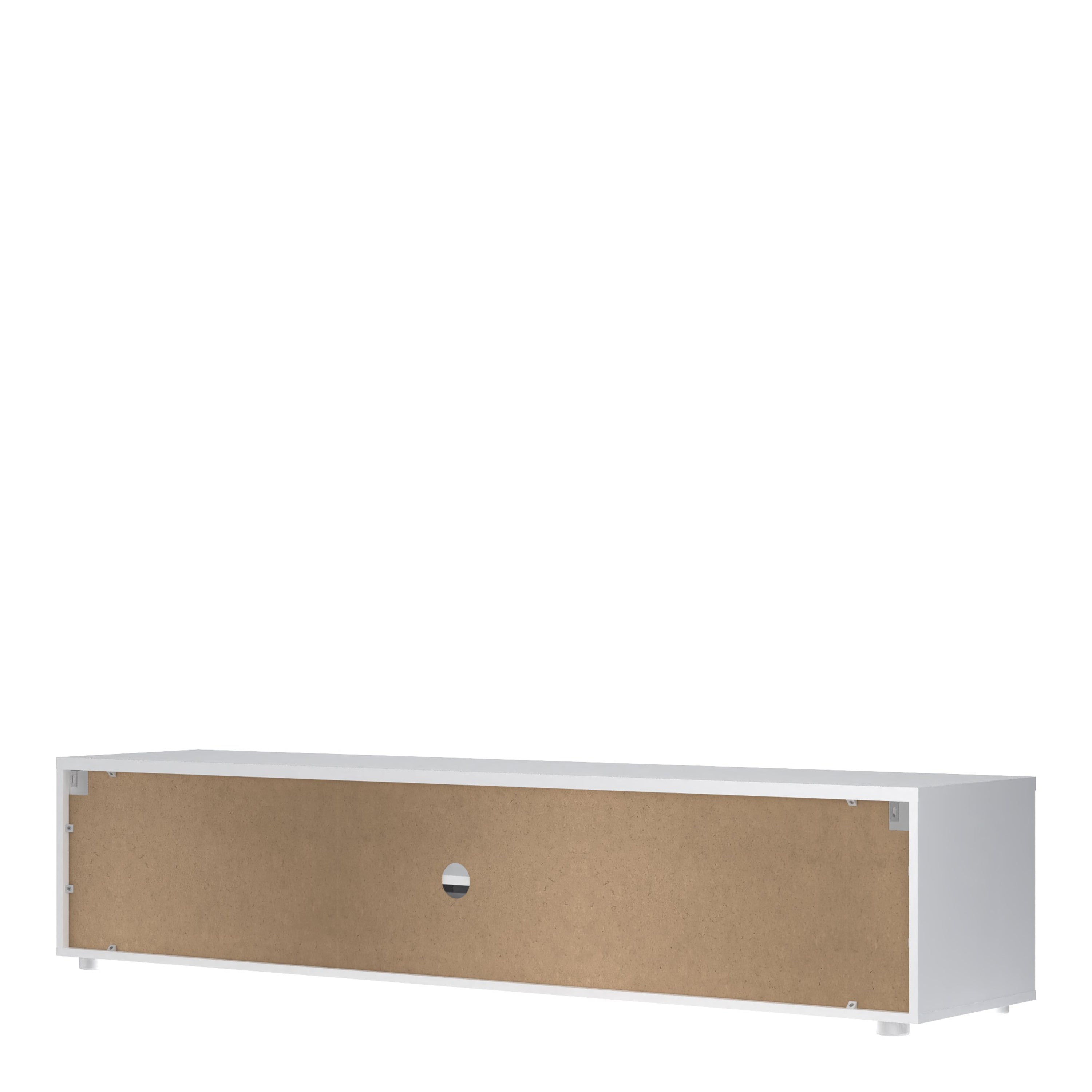 Media TV Unit with 2 Doors 1 Drawer 177cm White