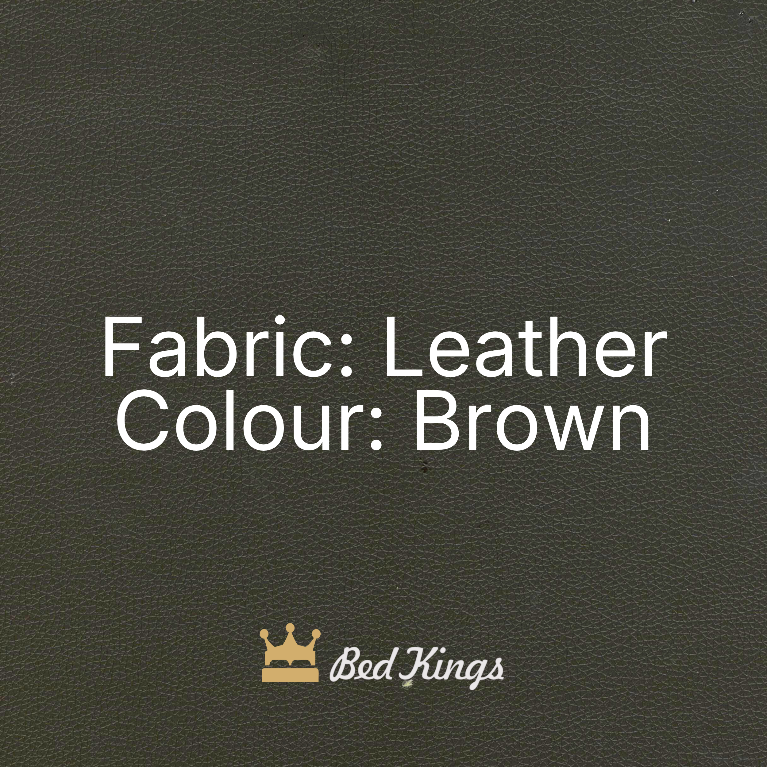 Faux Leather - Brown (Fabric Swatch)