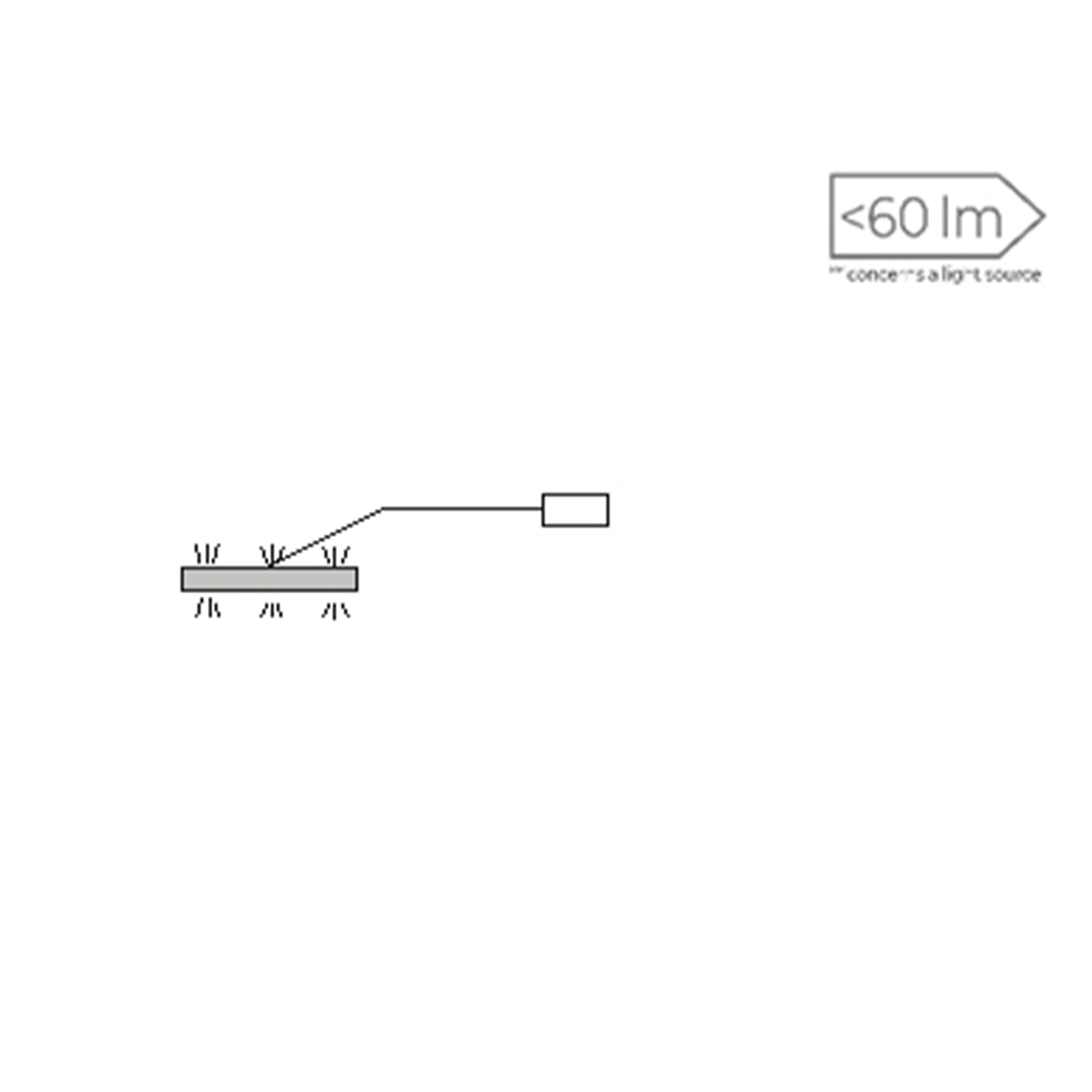 Up and Down LED Cabinet Lighting for Glass Shelves