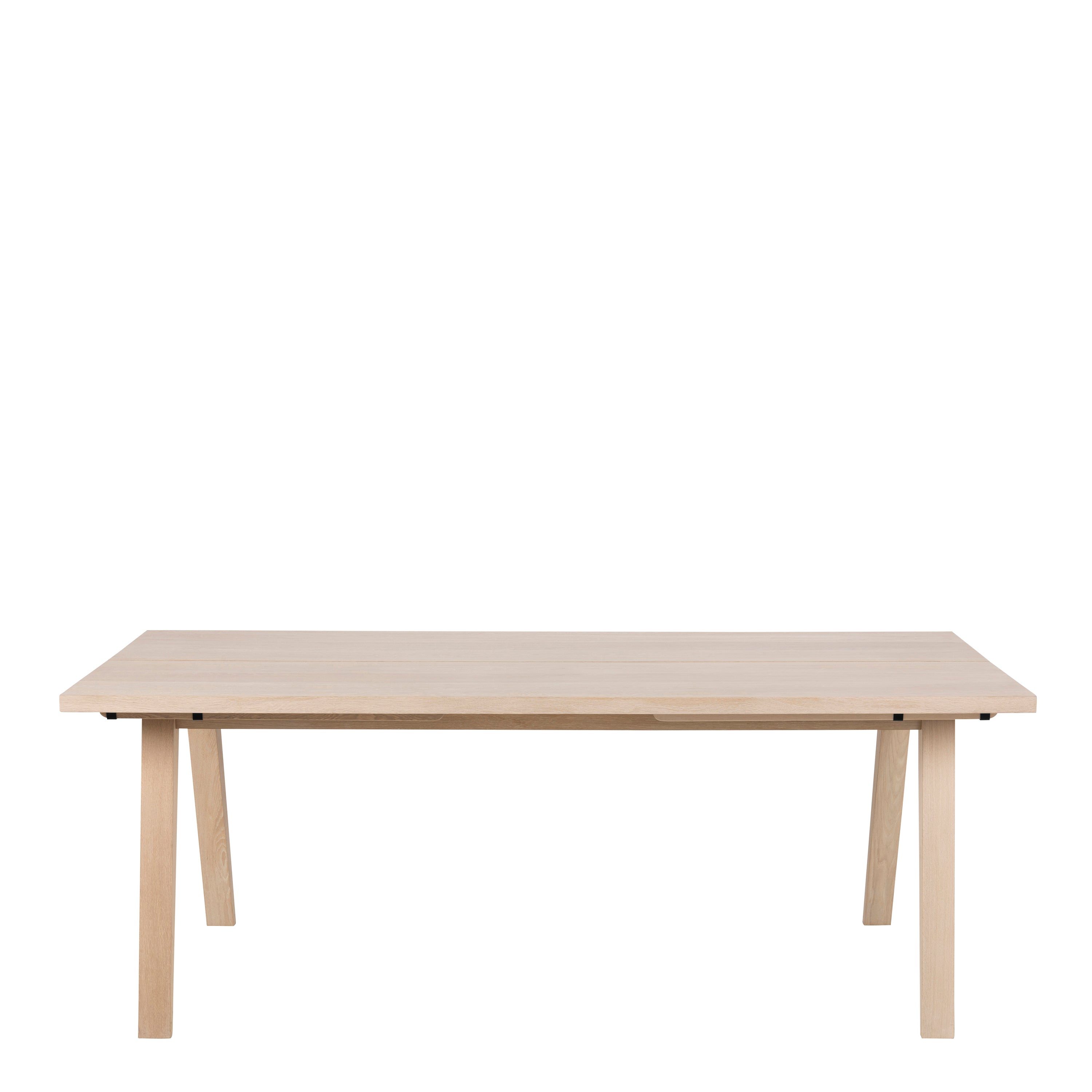 A-Line Extendable Dining Table in White Oak 200/286 x 74.6 x 95cm