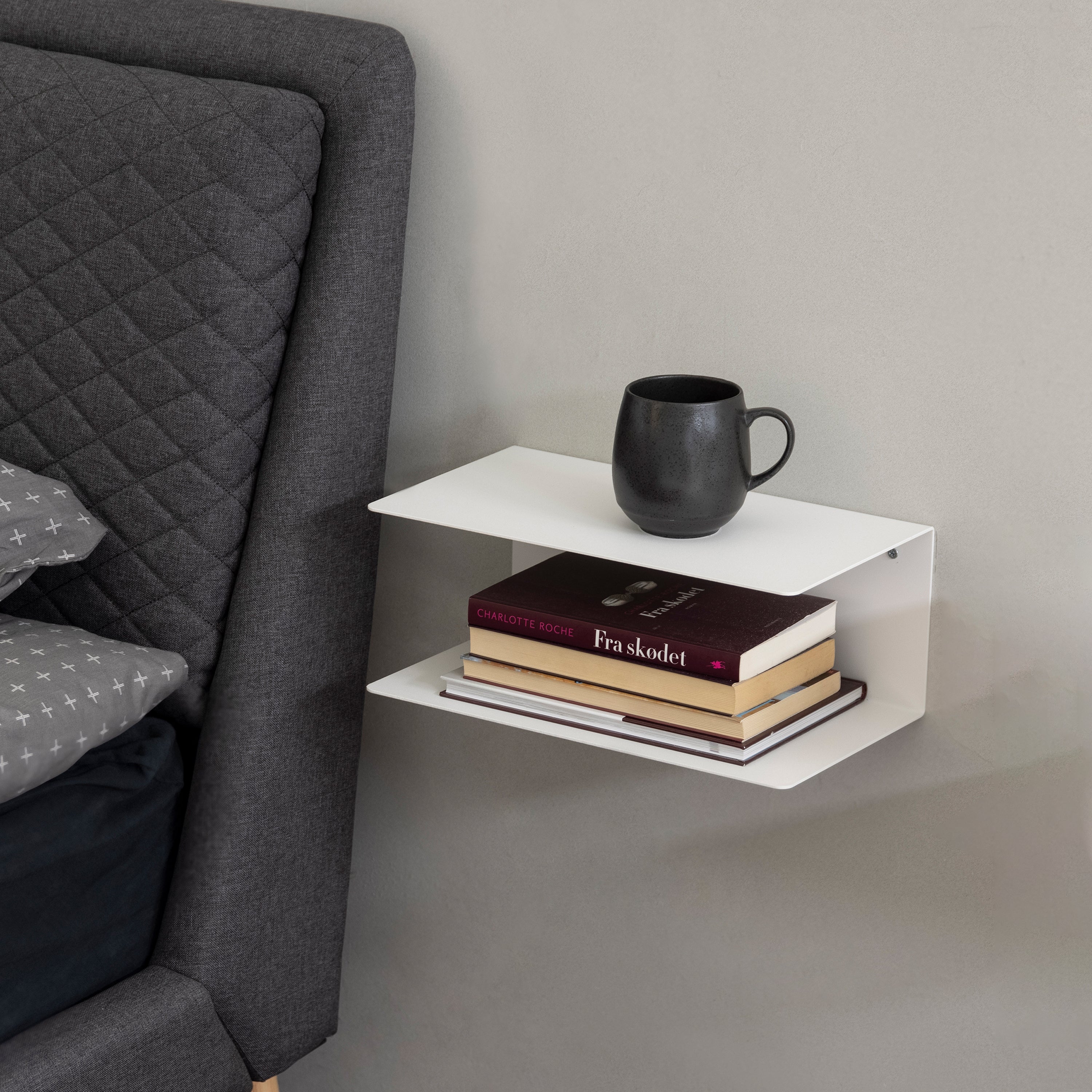 Joliet Wall Shelf in White