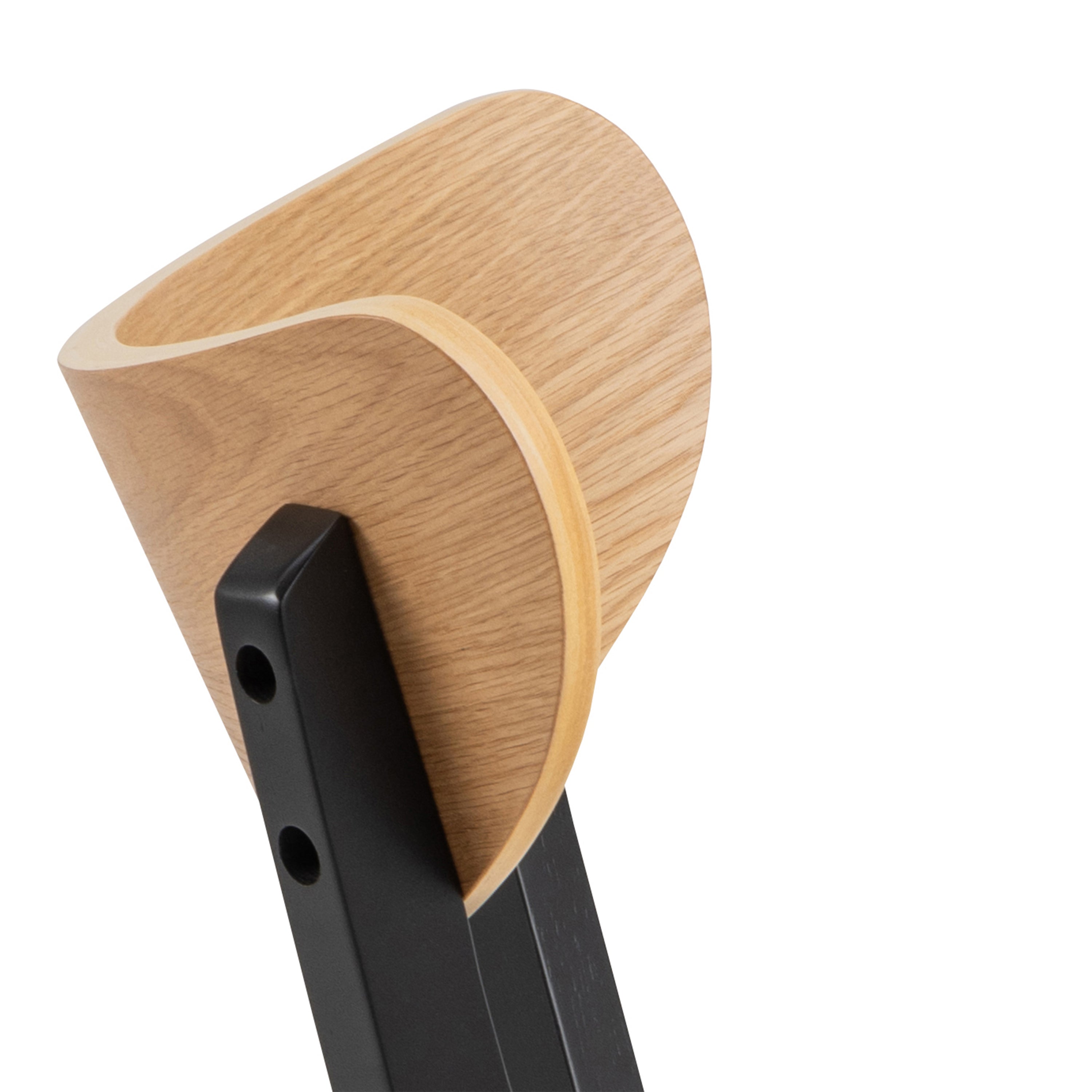 Roxby Extending Dining Table 80-120cm in Oak & Black Included 2 Roxby Dining Chairs in Black and Oak