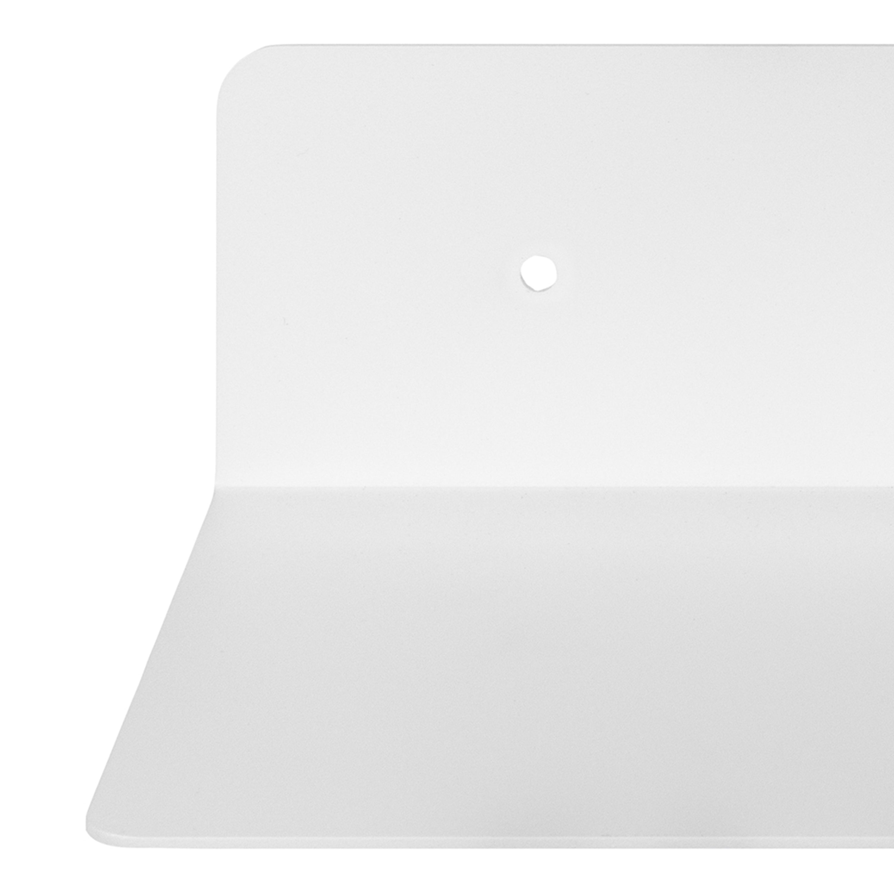 Joliet Rectangular Wall Shelf 50cm in White