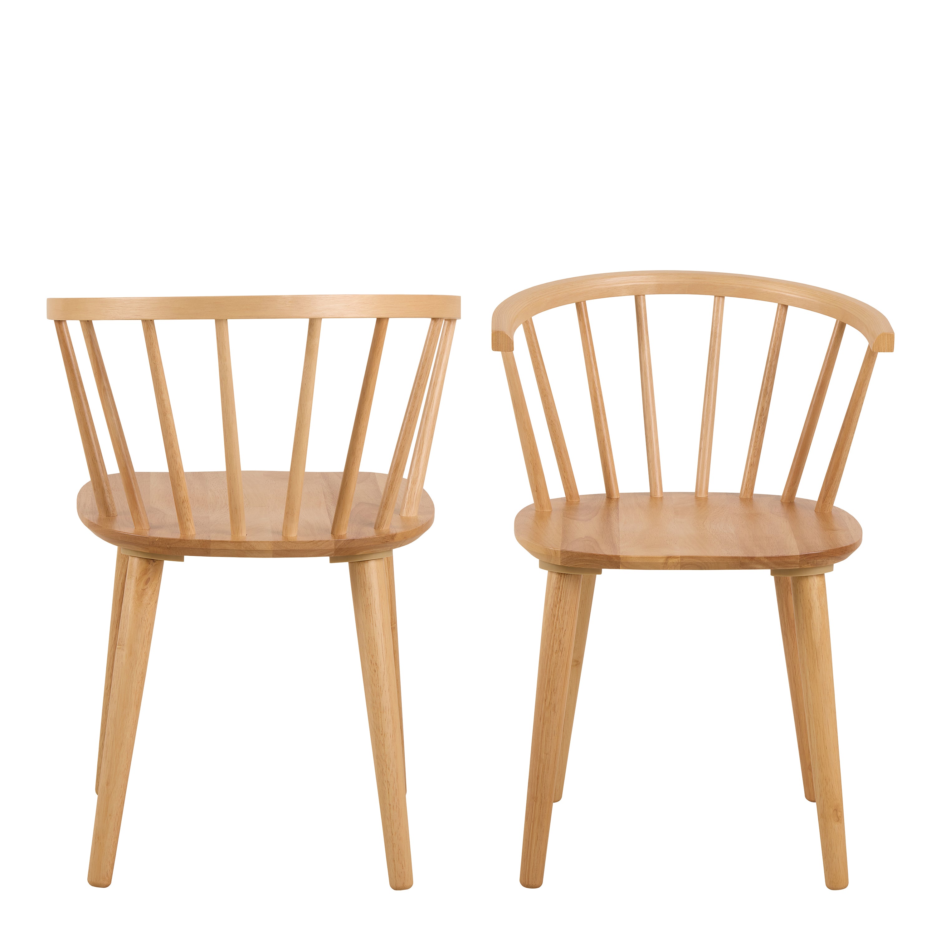 Ida Dining Chair in Oak Set of 2