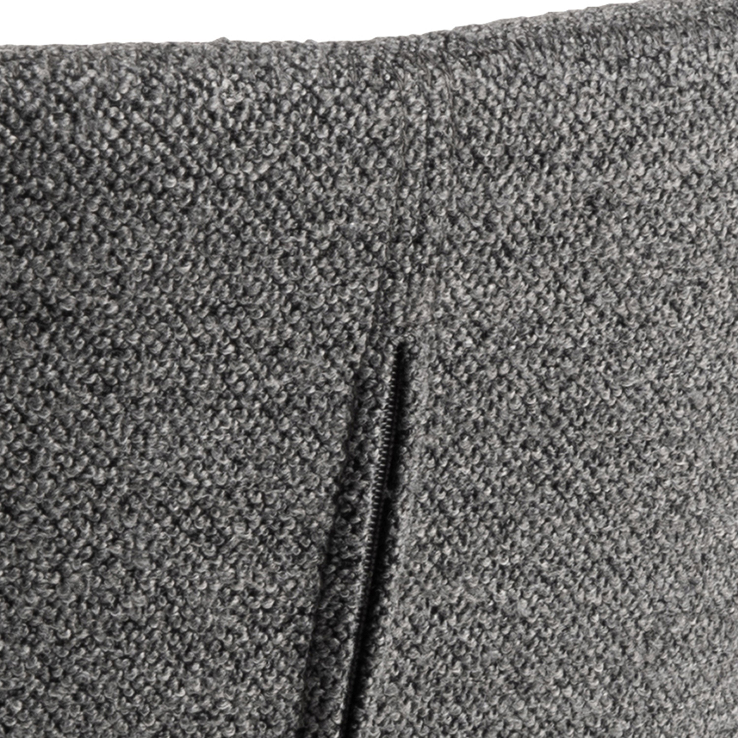 Batilda Swivel Dining Chairs in Grey Fabic Set of 2