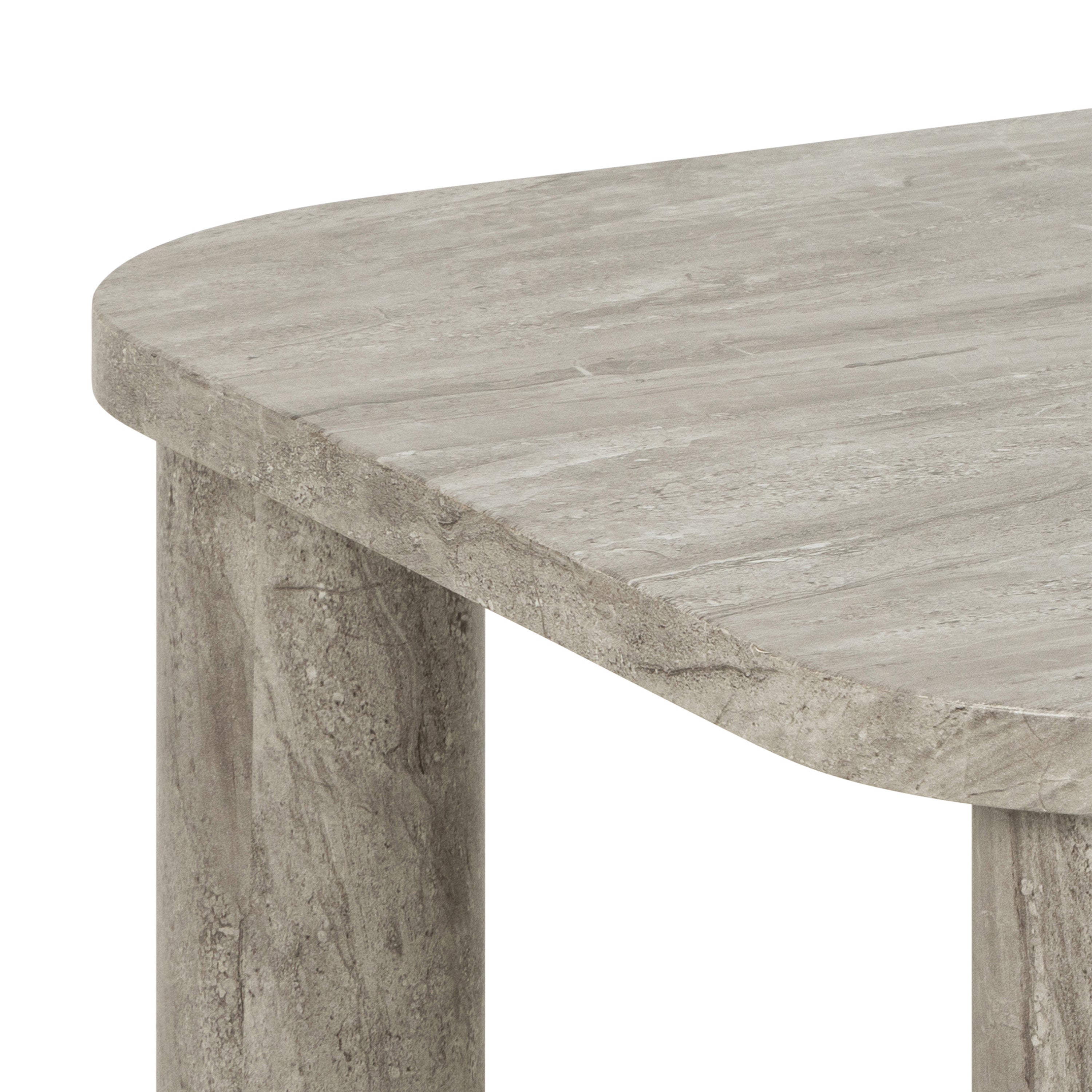 Solano Rectangular Coffee Table in grey 100 x 75 cm