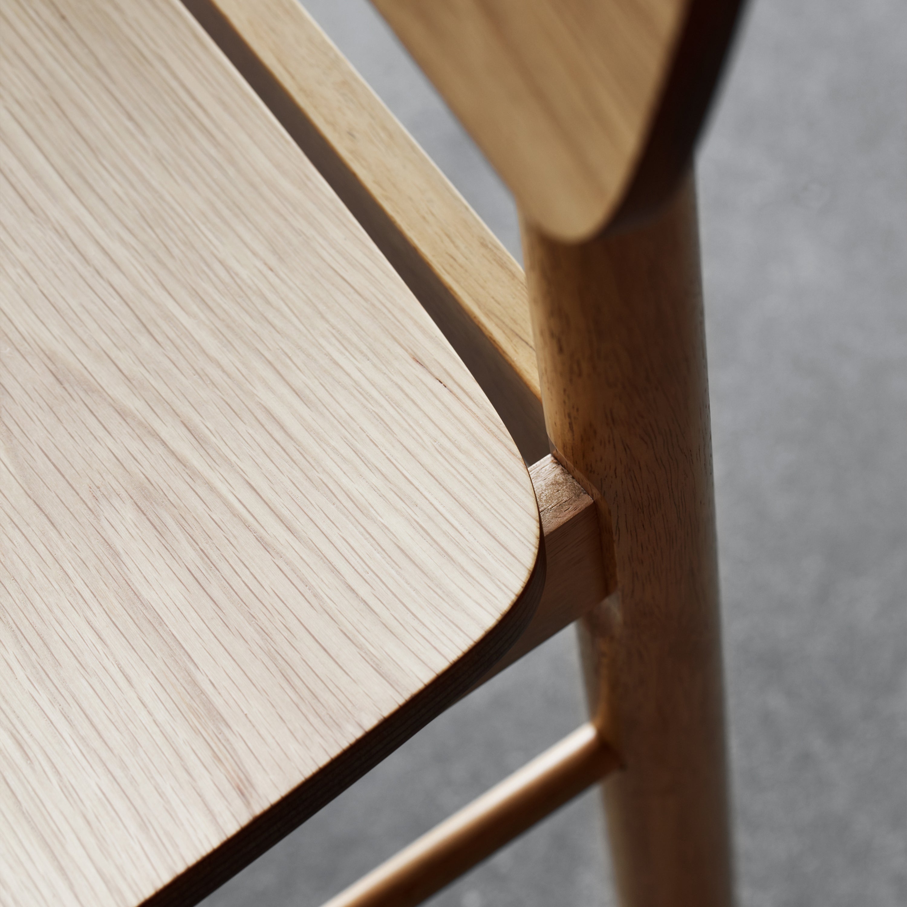 Barlow Bar Table in Matt Oak Included 2 Barlow Bar Stool in Matt Oak