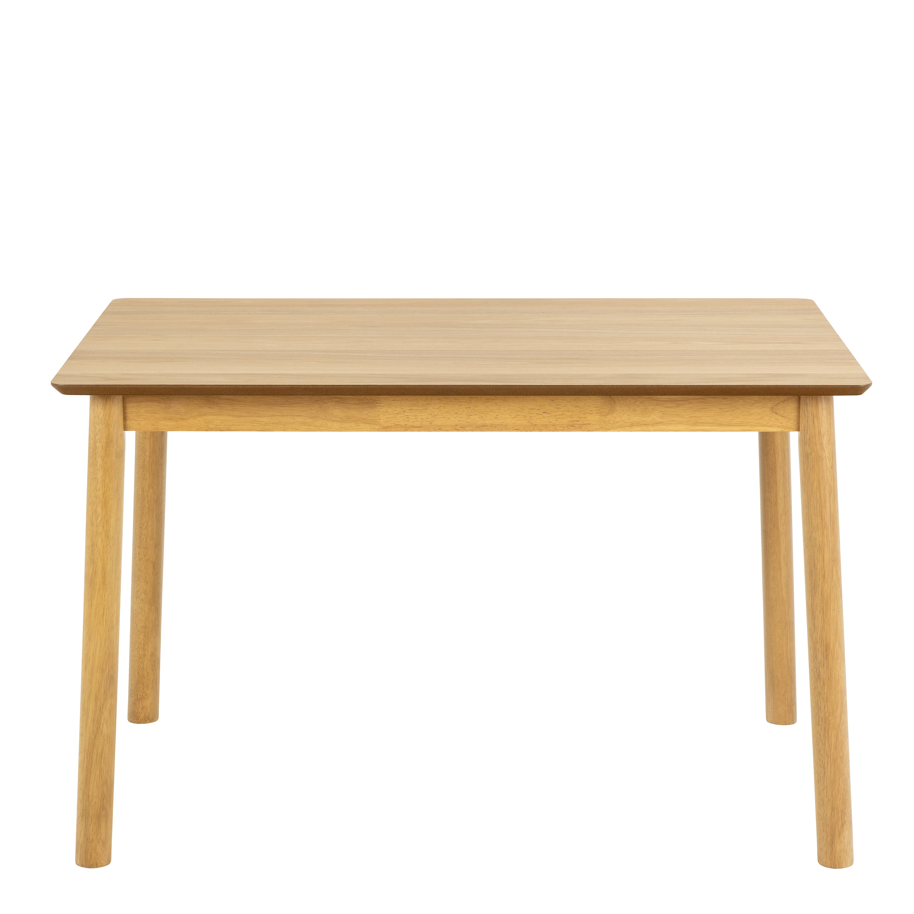 Barlow Rectangular Dining Table in Matt Oak Included 4 Barlow Dining Chair in Matt Oak