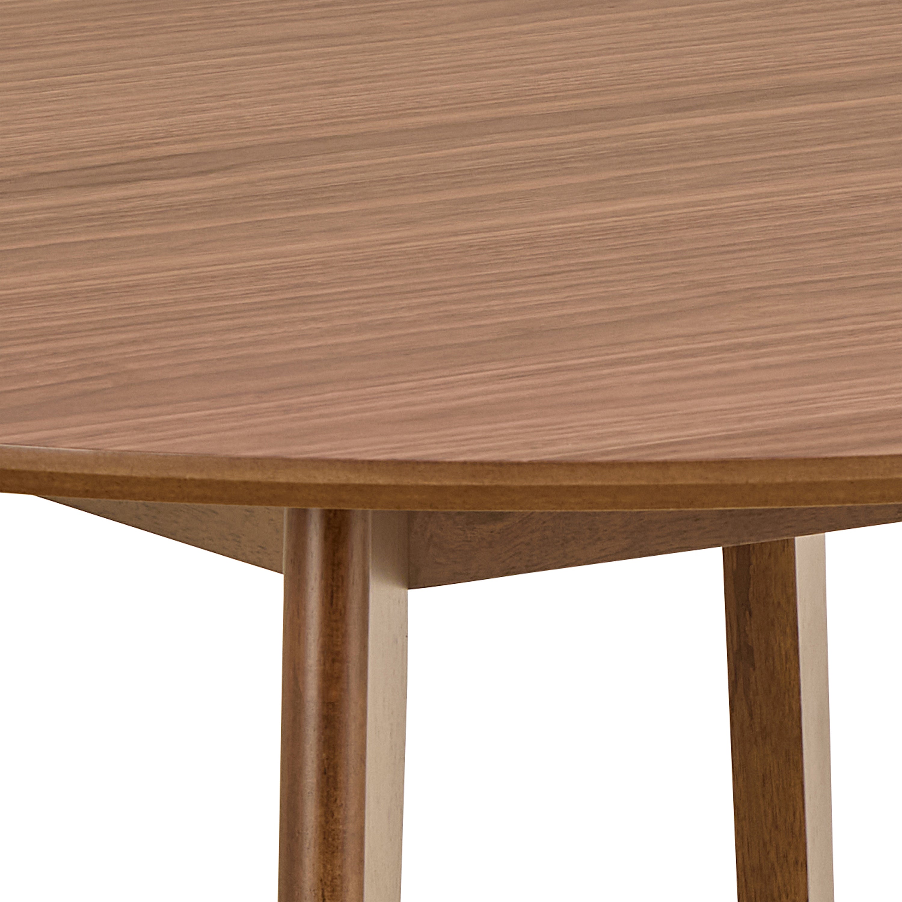 Roxby Round Dining Table in Walnut 105x76cm