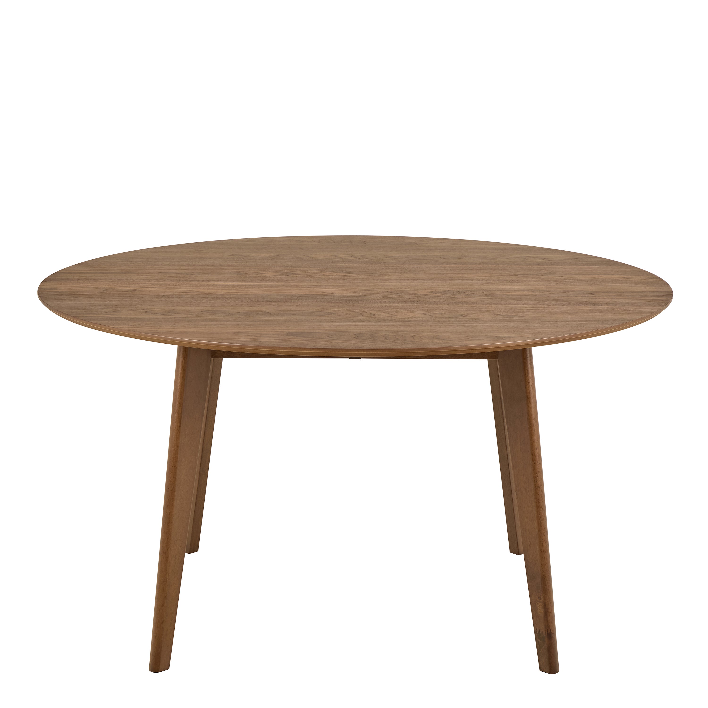 Roxby Round Dining Table in Walnut 140x76cm