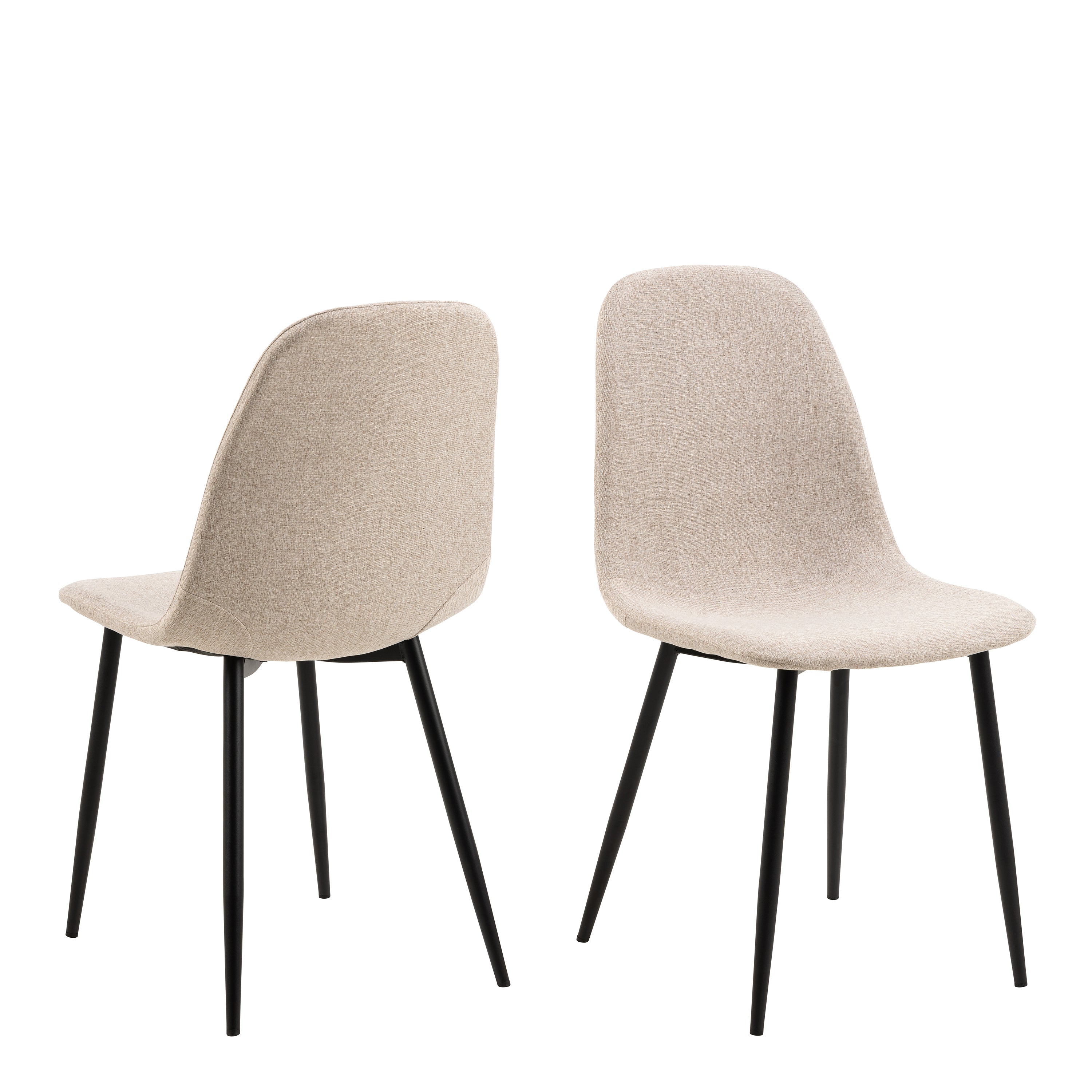 Celia Dining Chair in Beige Set of 4