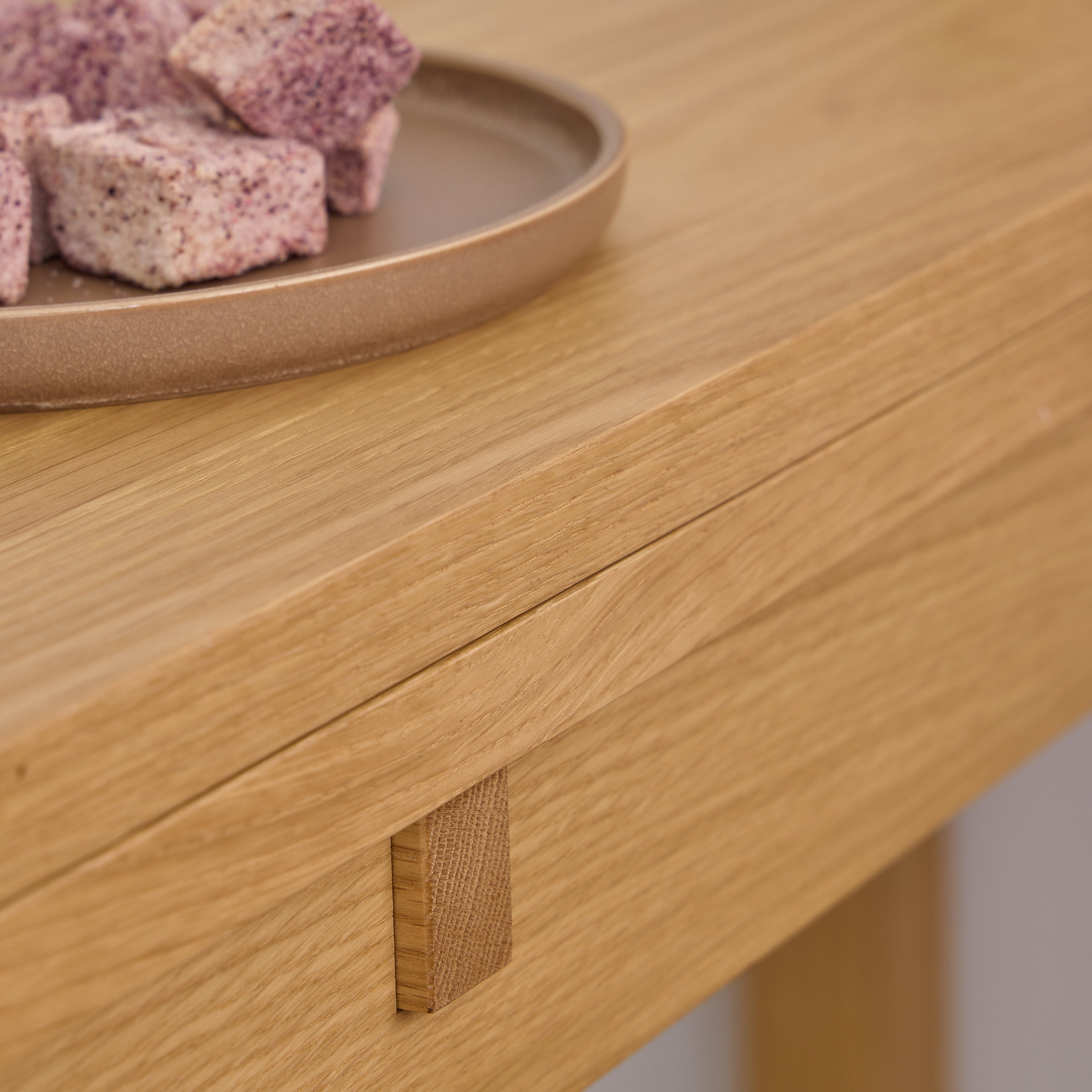 Southampton Extendable Rectangular dining table in Matt Oak 45/90 x 120 cm