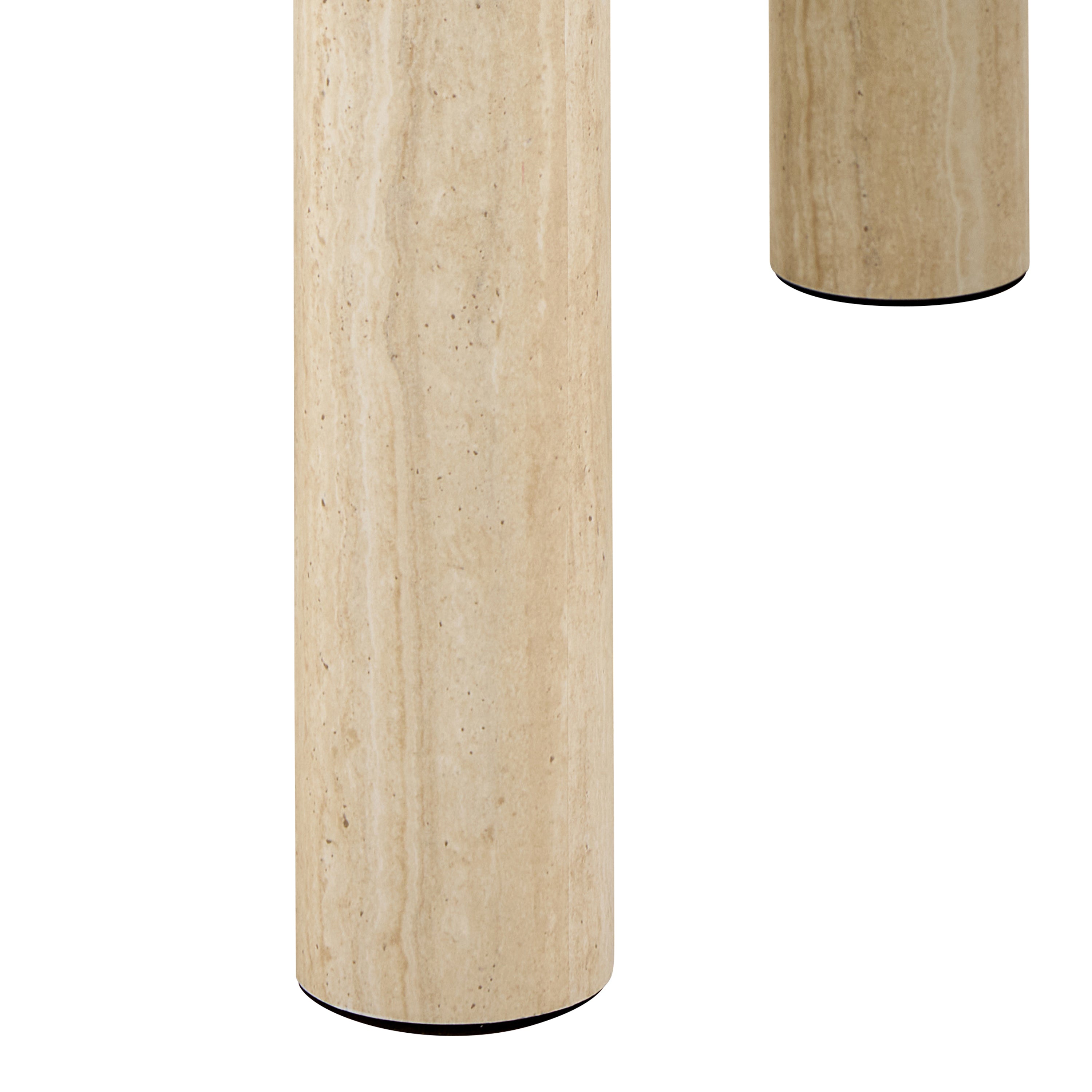 Solano Square Coffee Table in Light Travertine 60 x 60 cm