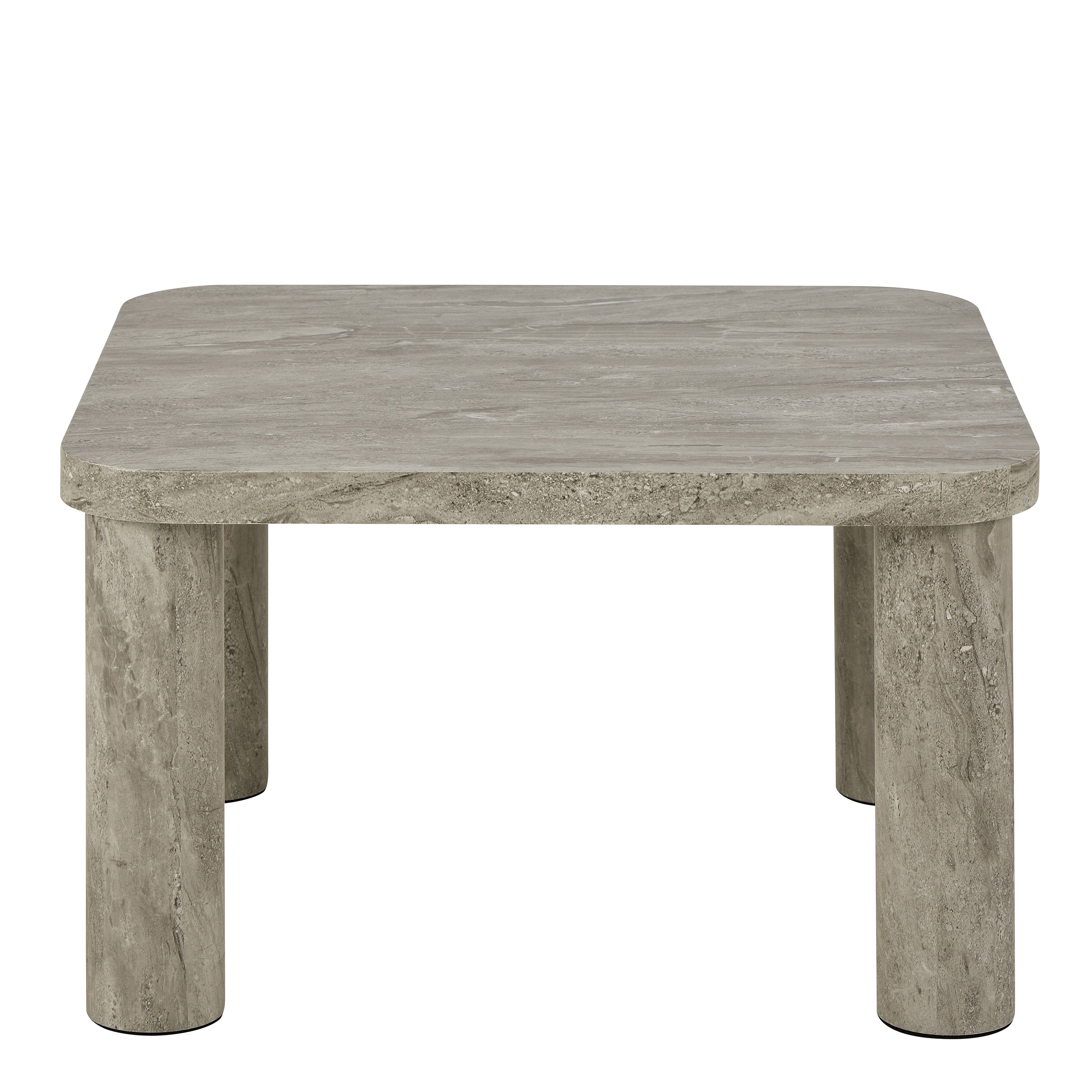 Solano Square Coffee Table in Grey 60 x 60 cm