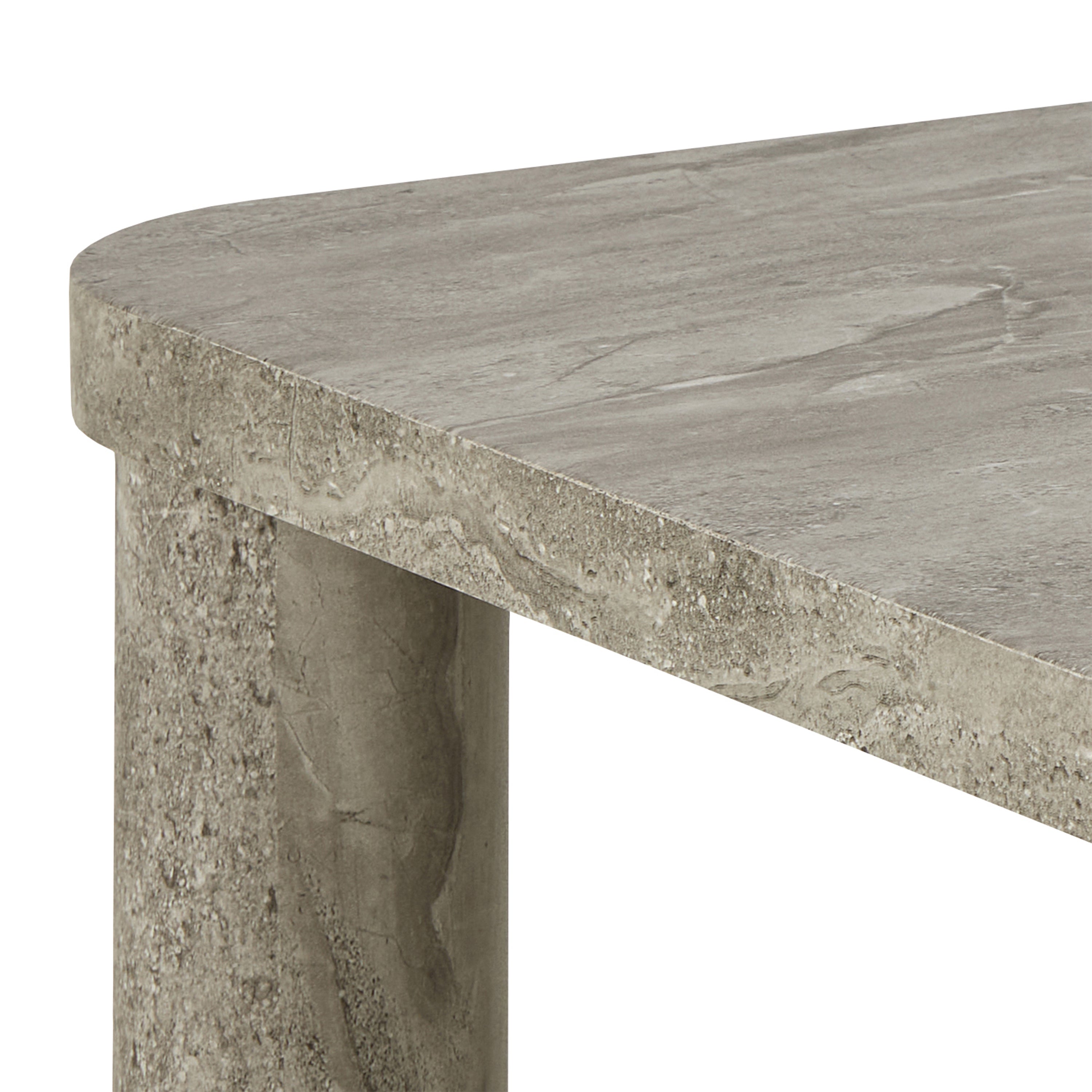 Solano Square Coffee Table in Grey 60 x 60 cm