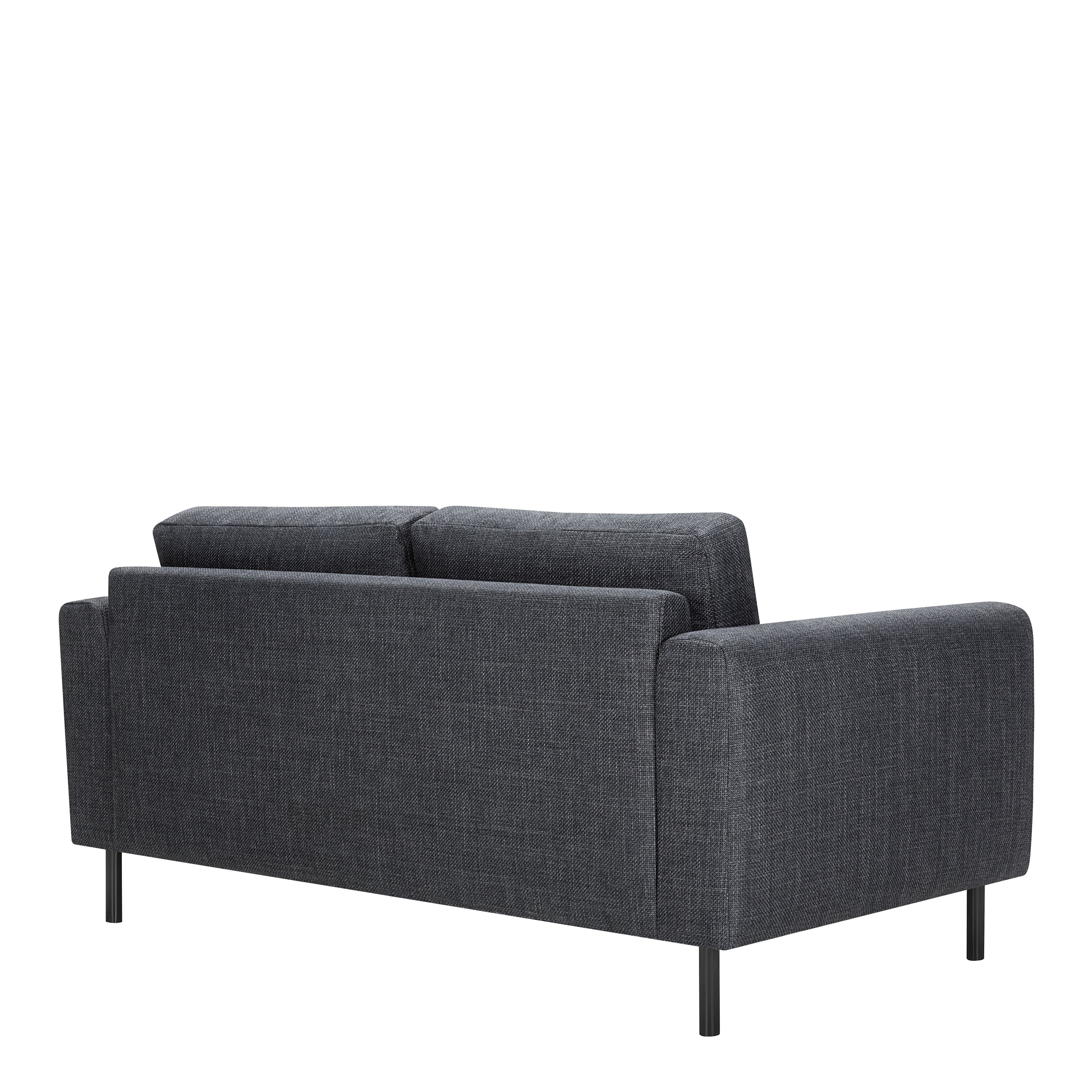 Omaha 2 Seater Sofa in Dark Grey and Basel Fabric