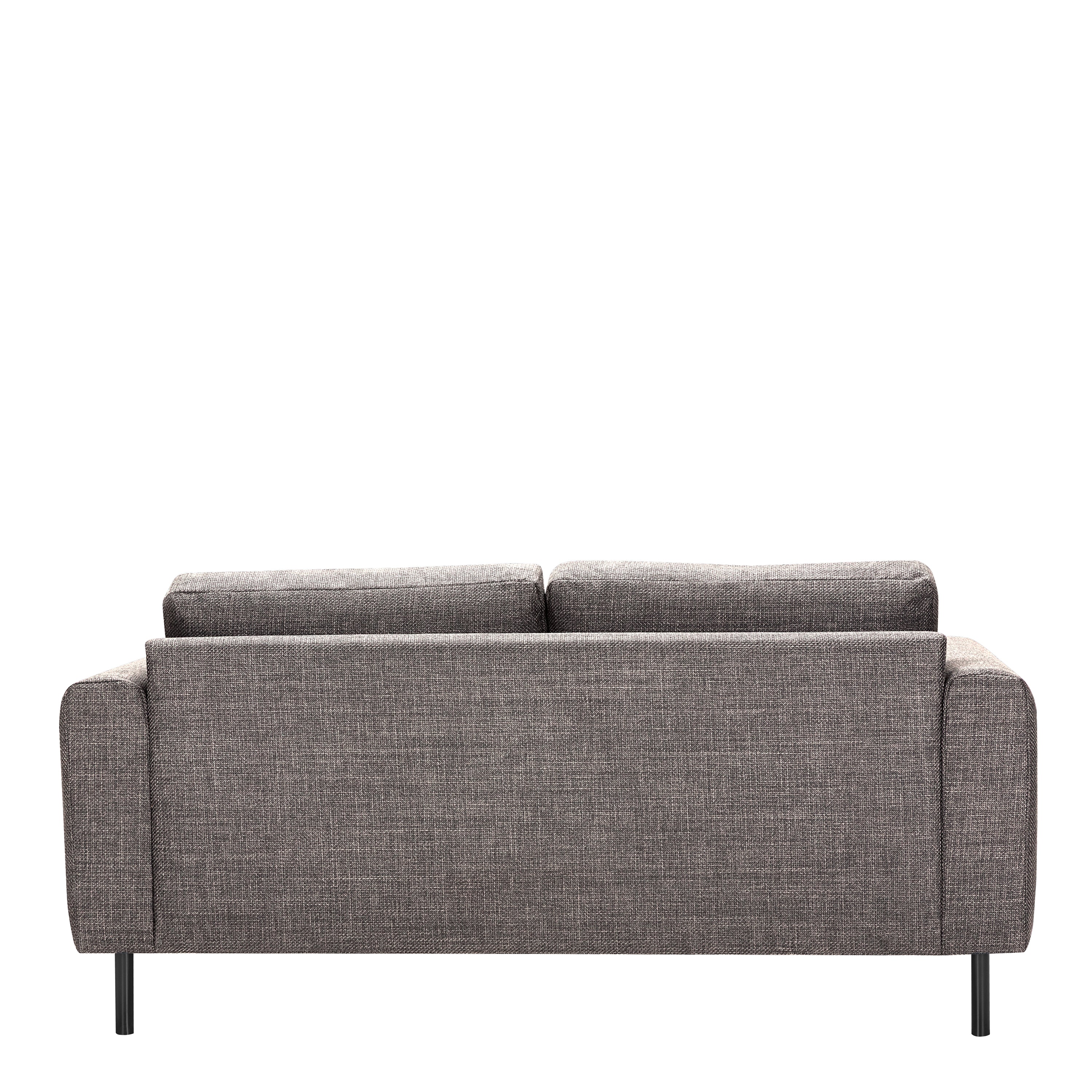 Omaha 2 Seater Sofa in Light Grey Brown Fabric