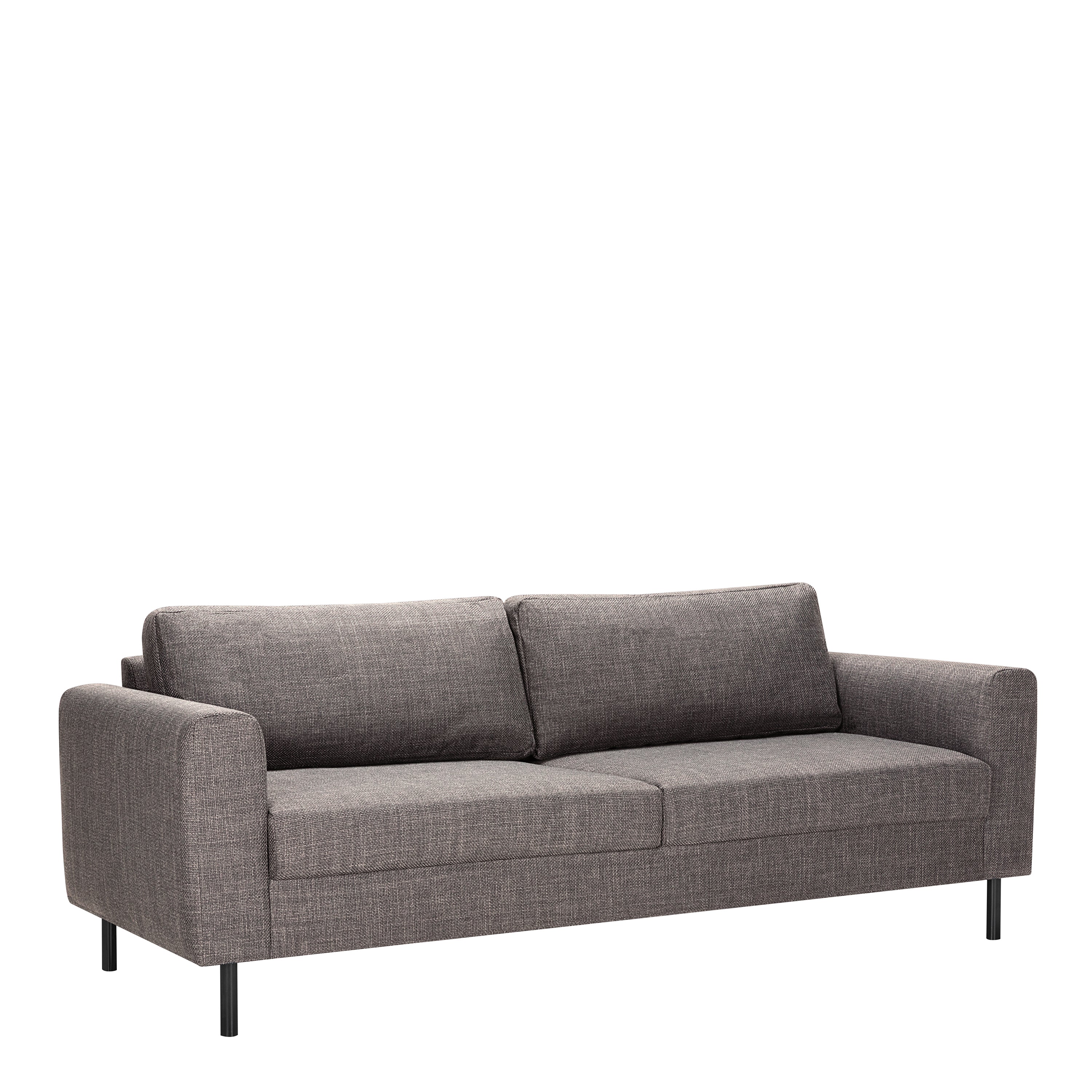 Omaha 3 Seater Sofa in Basel Light Grey Fabric