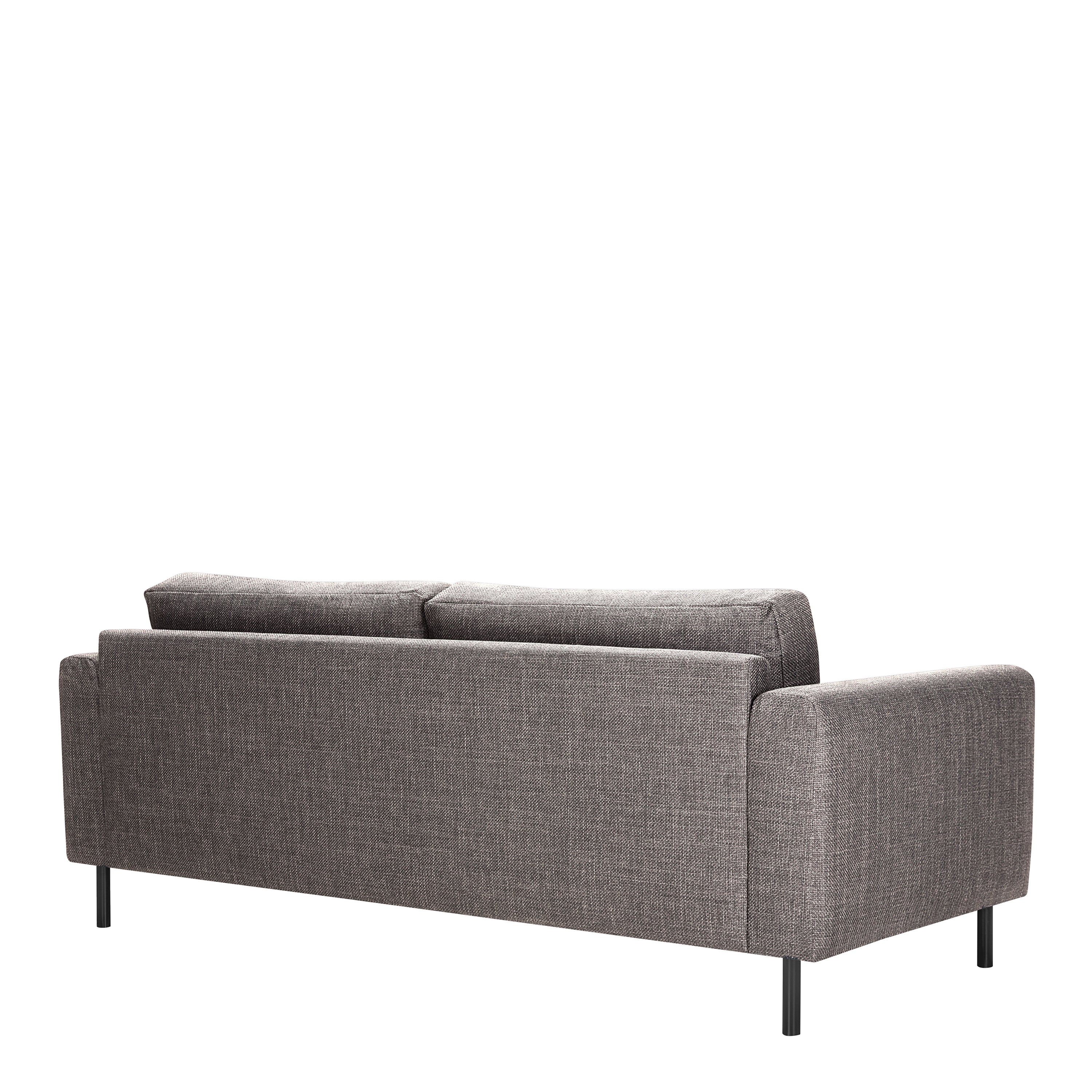 Omaha 3 Seater Sofa in Basel Light Grey Fabric