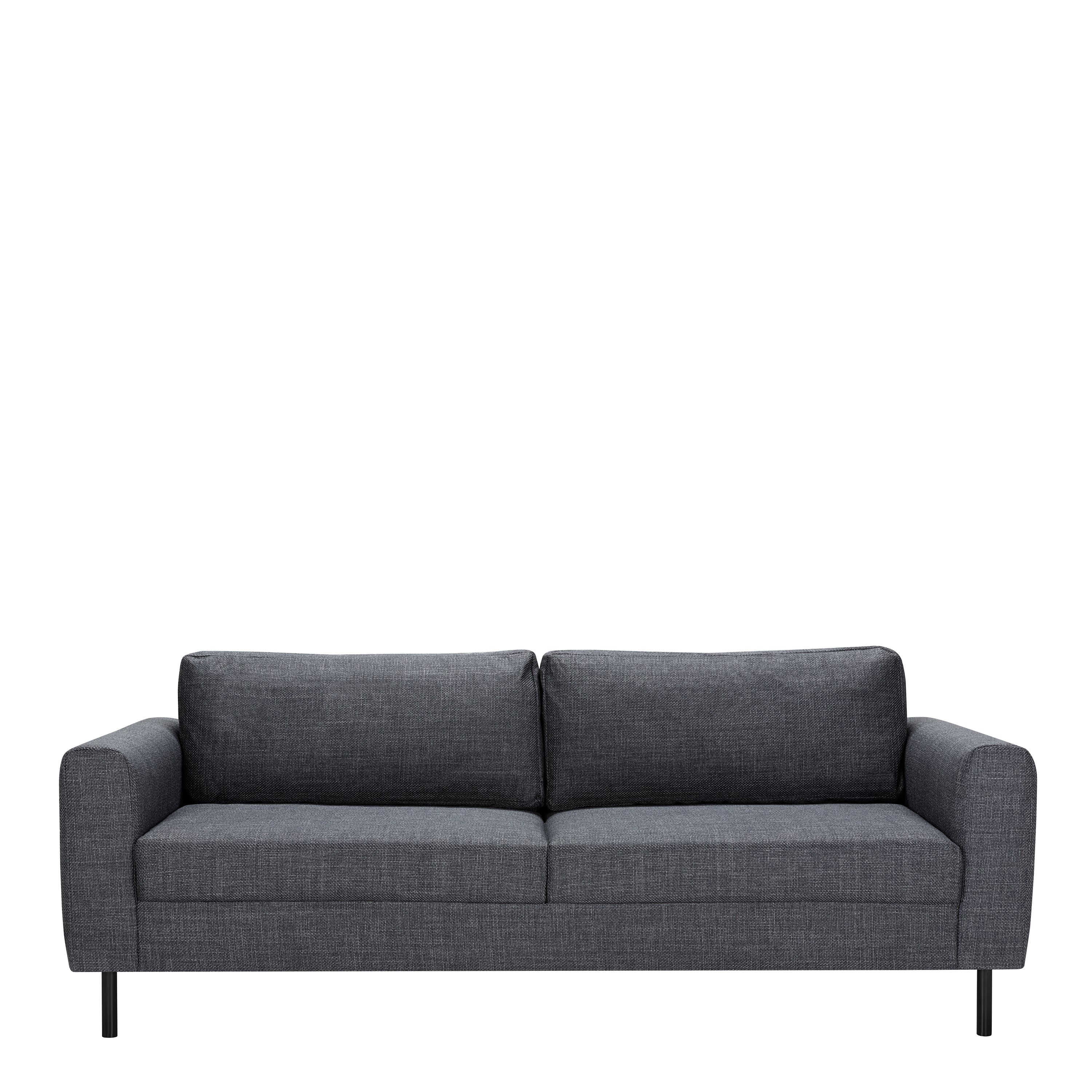 Omaha 2 + 3 Seater Sofa set in Basel Dark Grey Fabric