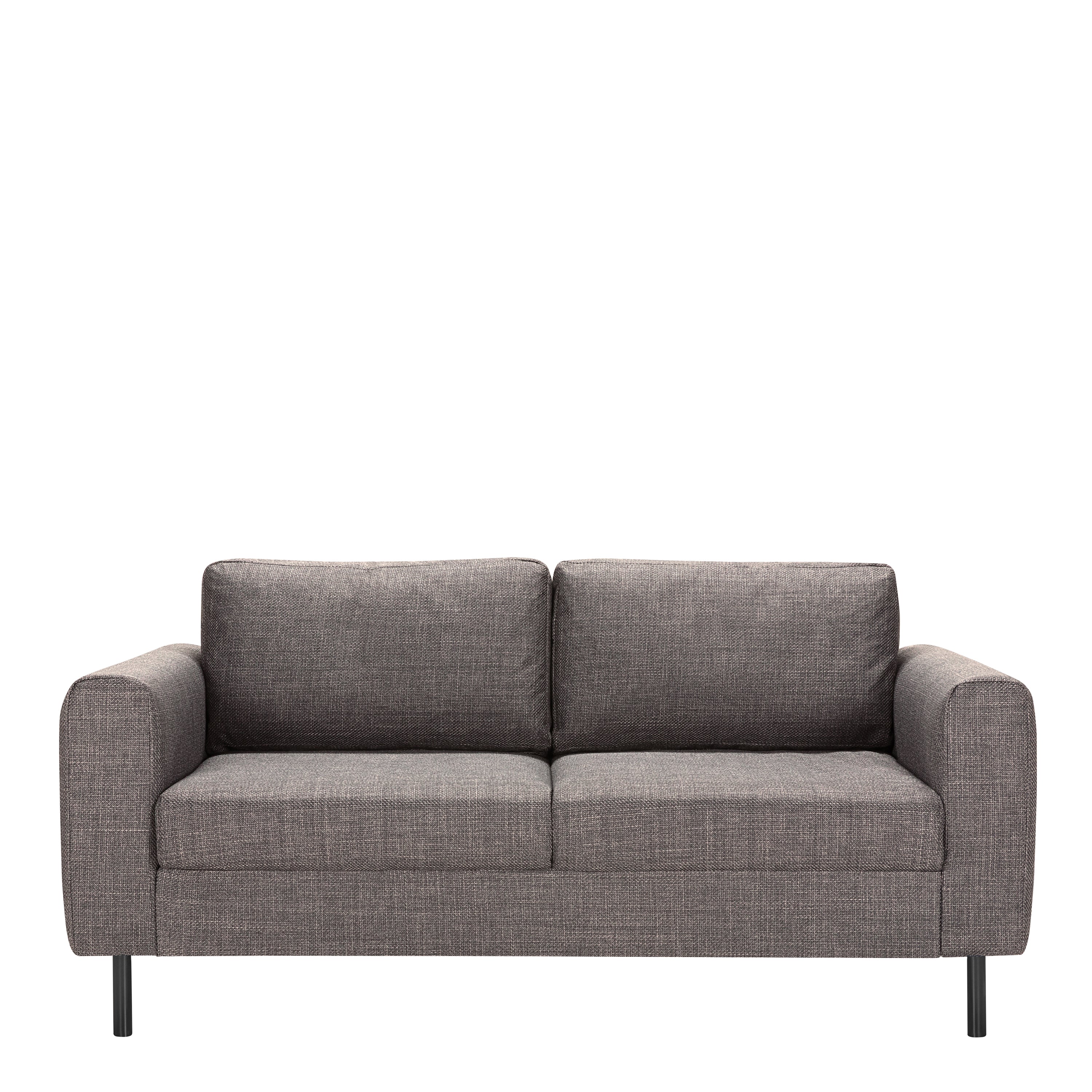 Omaha 2 + 3 Seater Sofa set in Basel Light Grey Brown Fabric