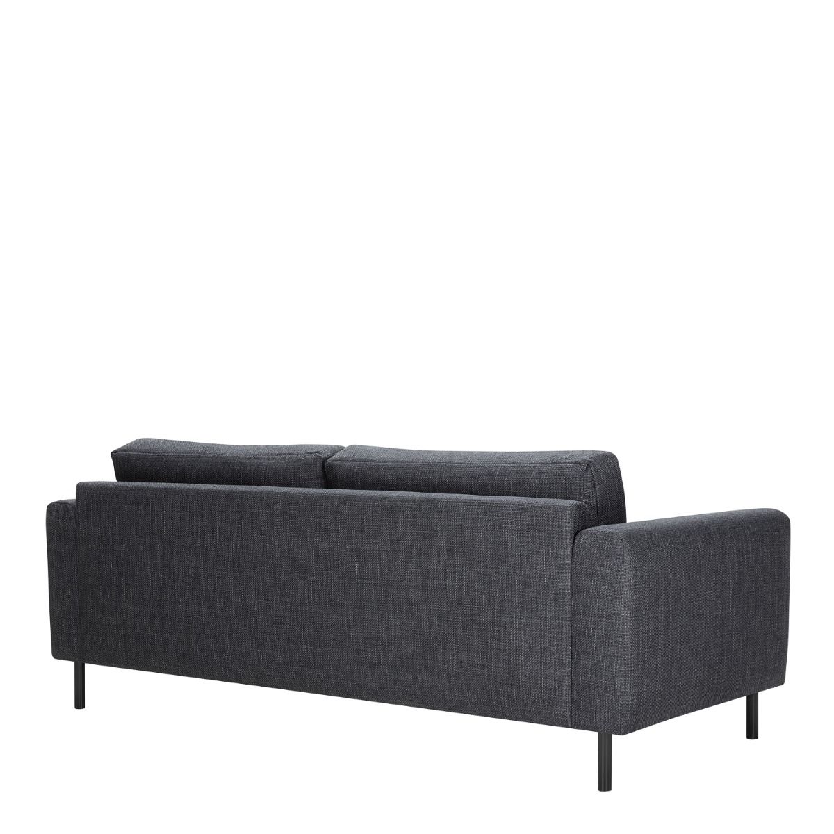 Omaha 3 Seater Sofa in Dark Grey Basel Fabric