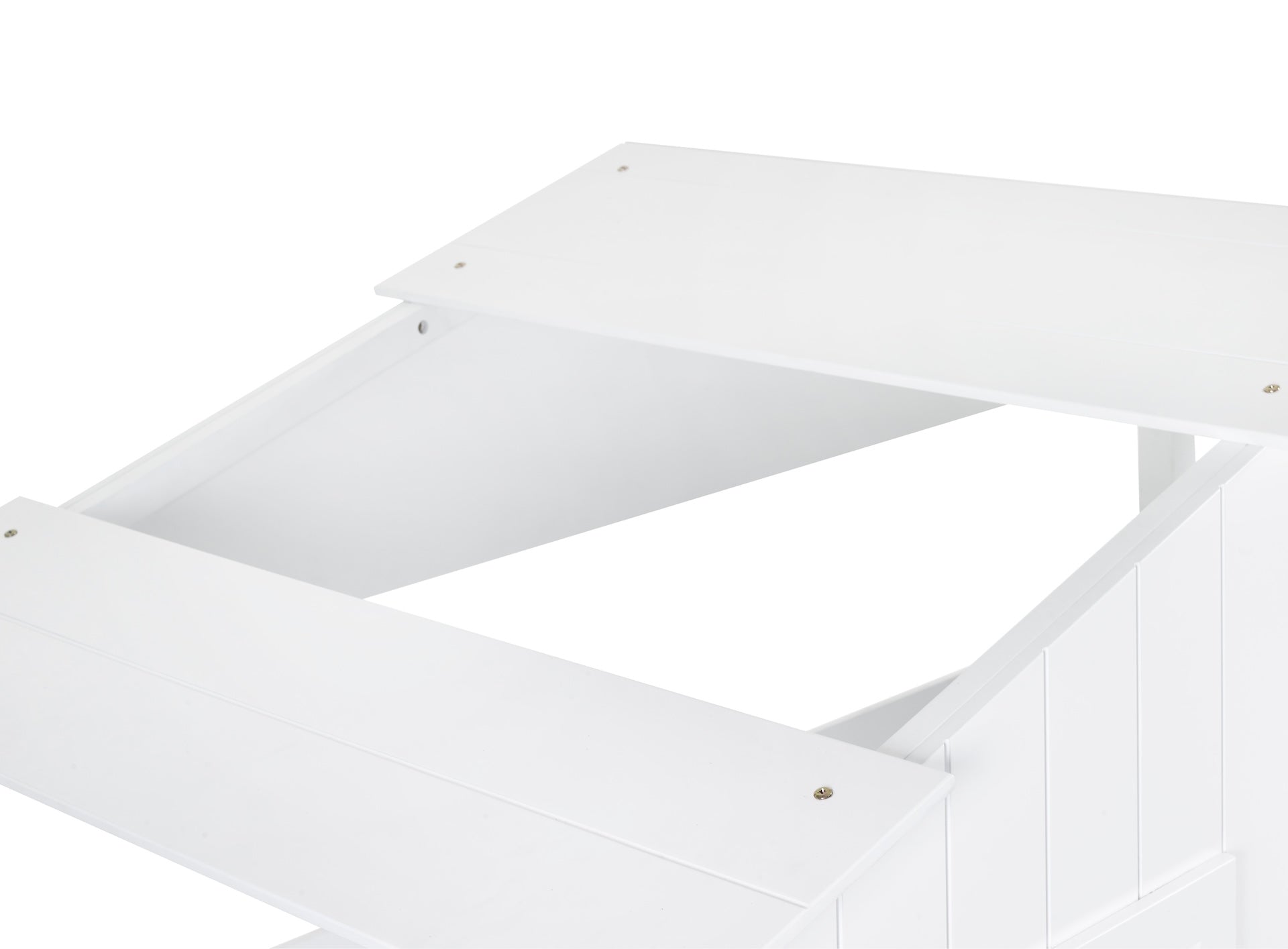 Acorn Treehouse Midsleeper & Storage Unit - White